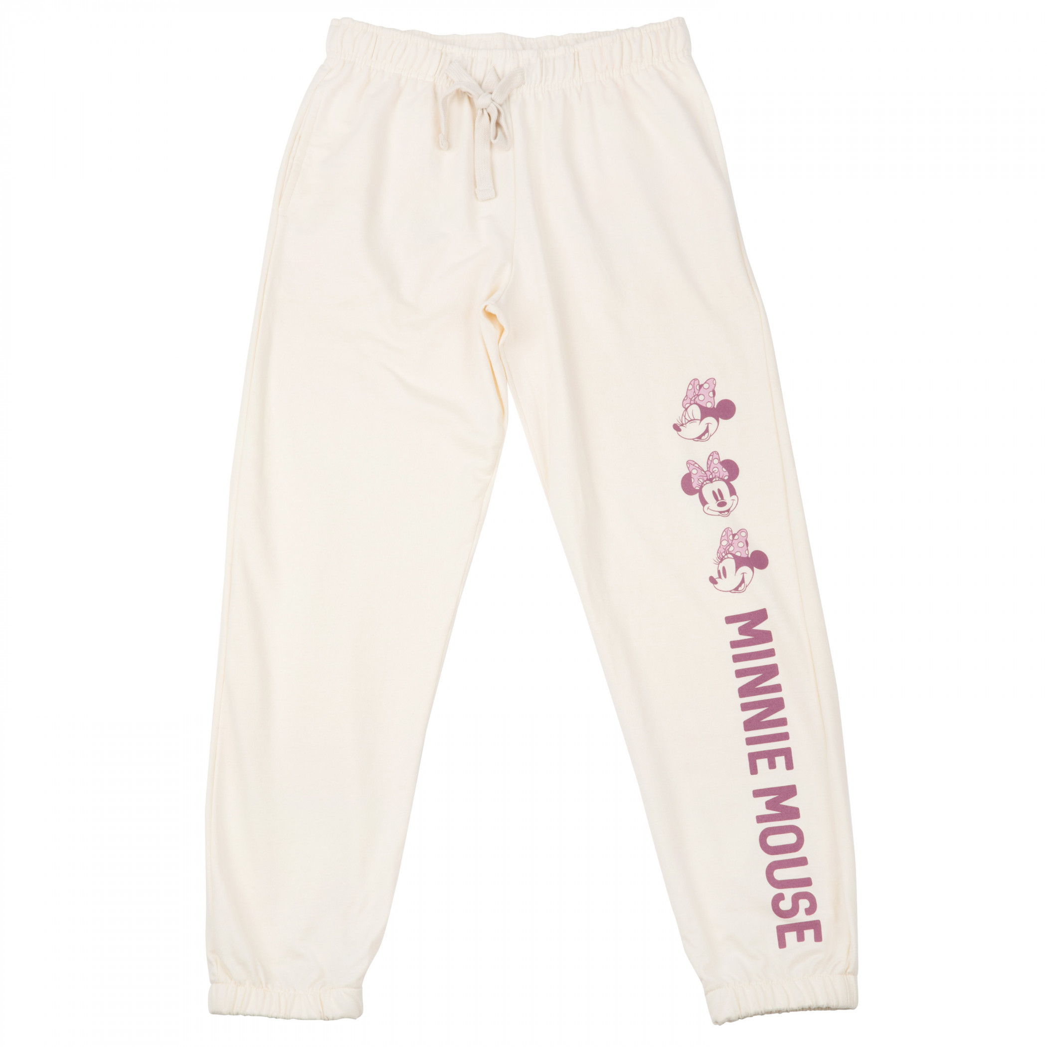 Minnie Mouse Expressions Junior's Lounge Pants Beige - Picture 4 of 15