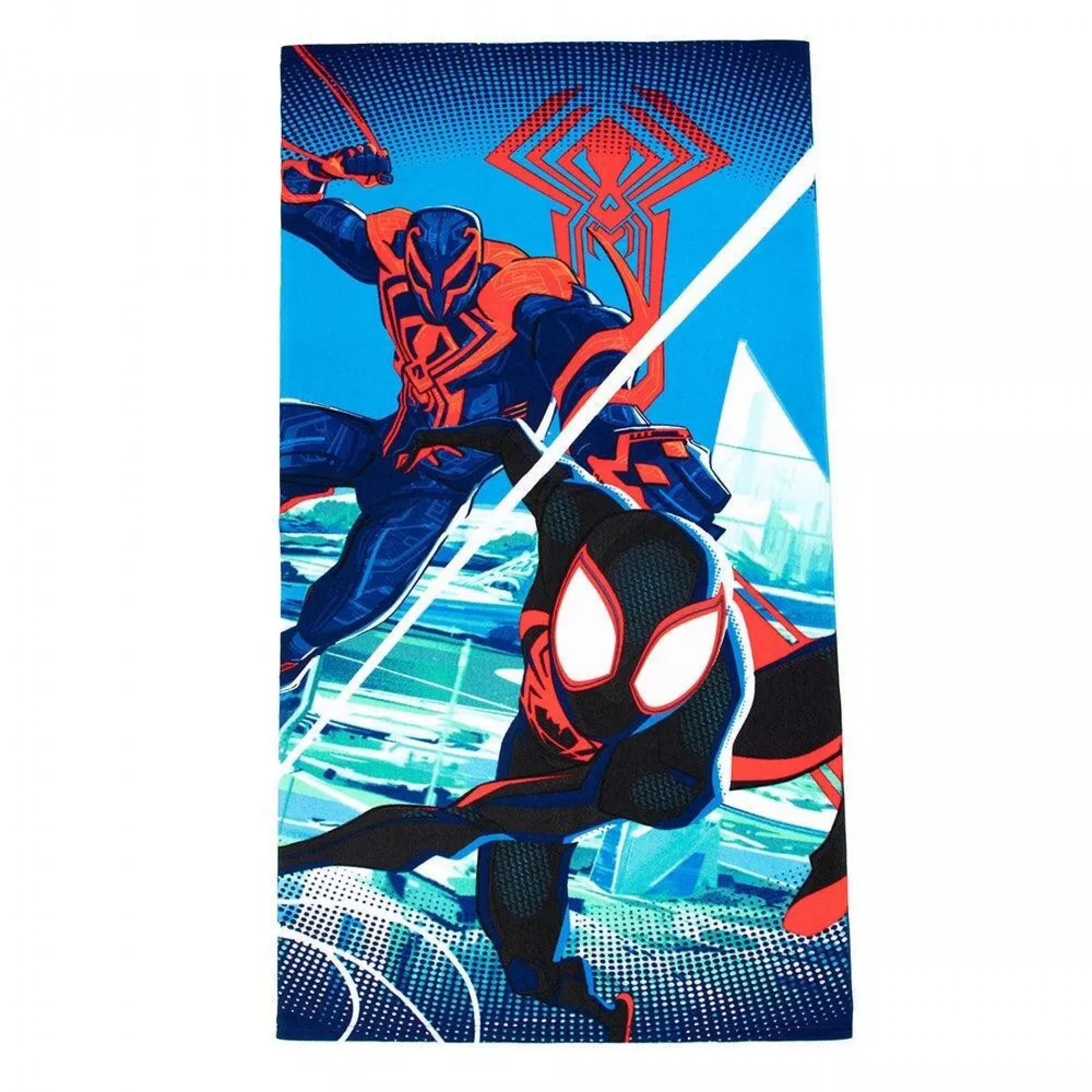 Miles Morales and Spider-Man 2099 Beach Towel, Multi-Color