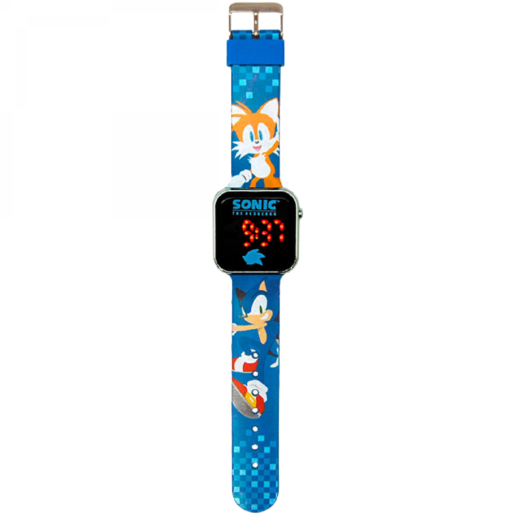 Sonic The Hedgehog LED Kids Digital Wrist Watch, Blue