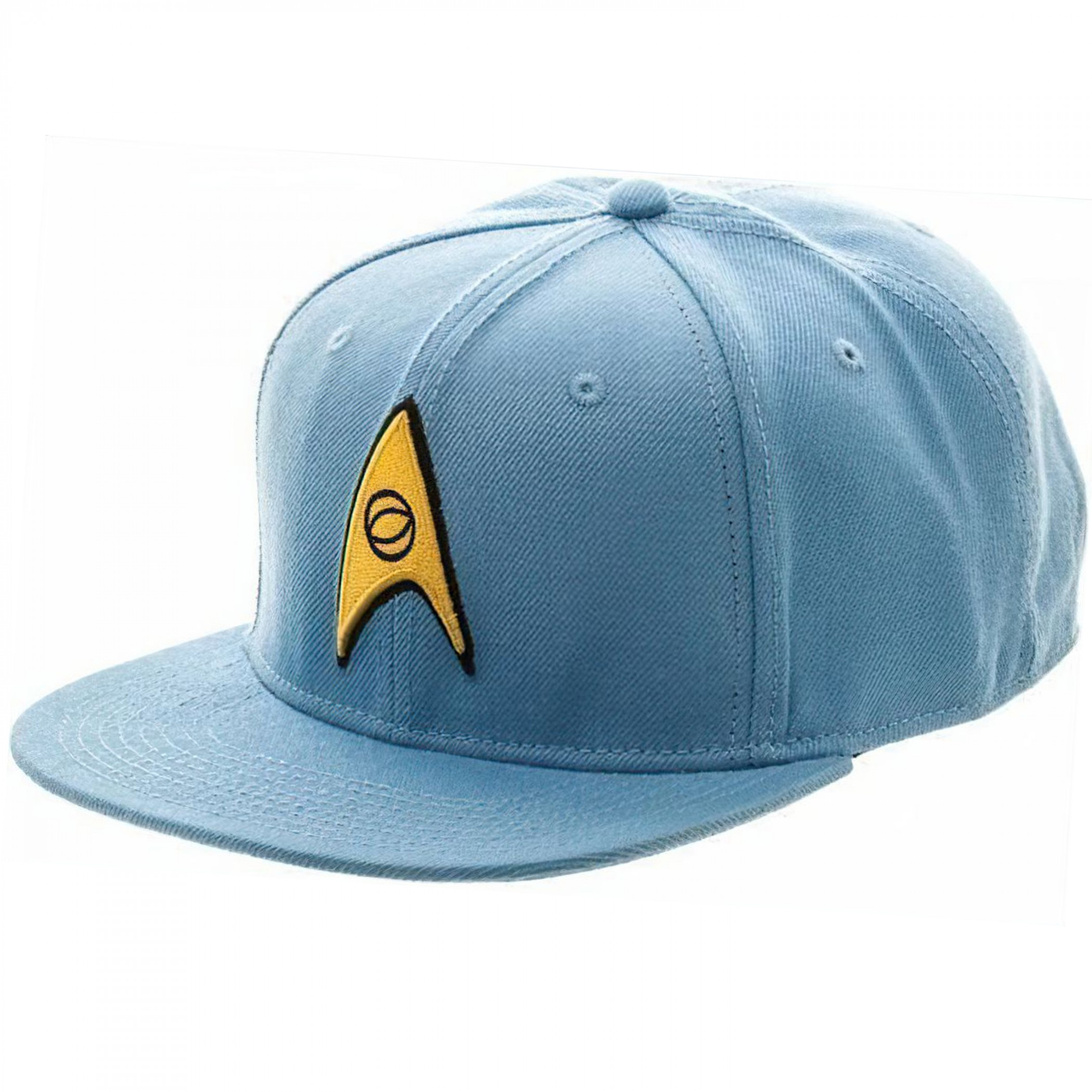 Star Trek Science Insignia Flat Bill Snapback Hat, Blue