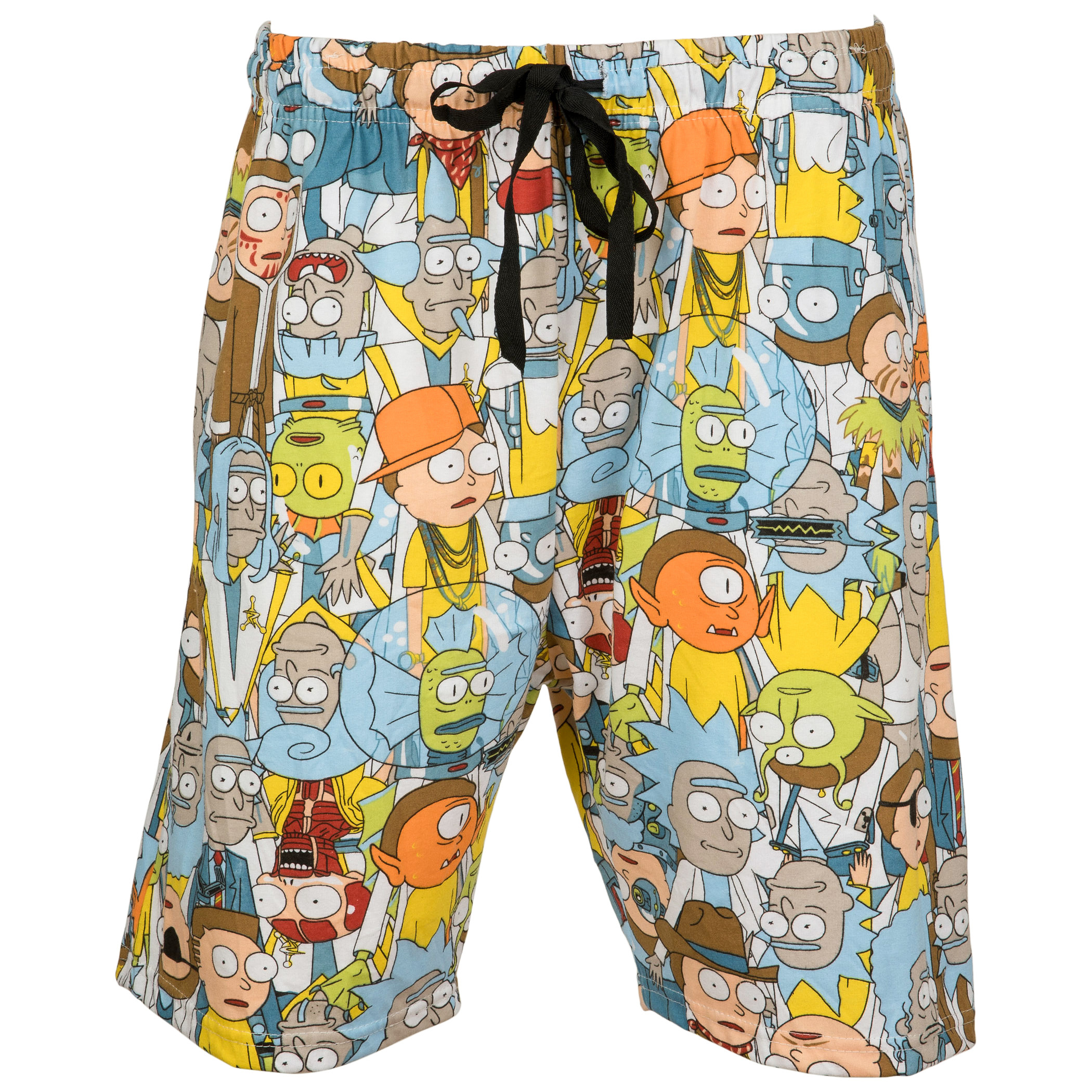 Rick and Morty All the Ricks and All the Mortys Jam Shorts, Multi-Color