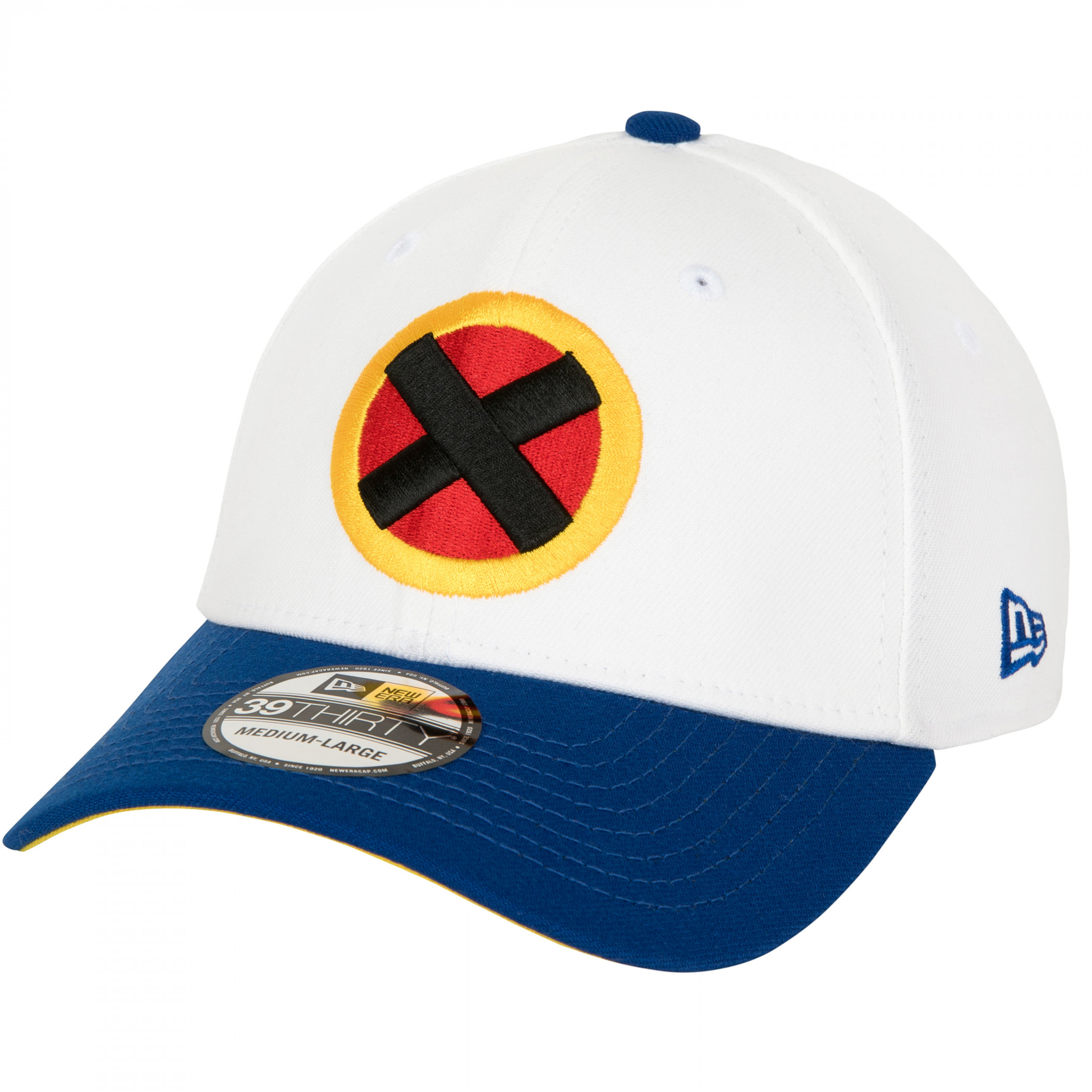X-Men Logo Home Colors New Era 39Thirty Fitted Hat, Multi-Color