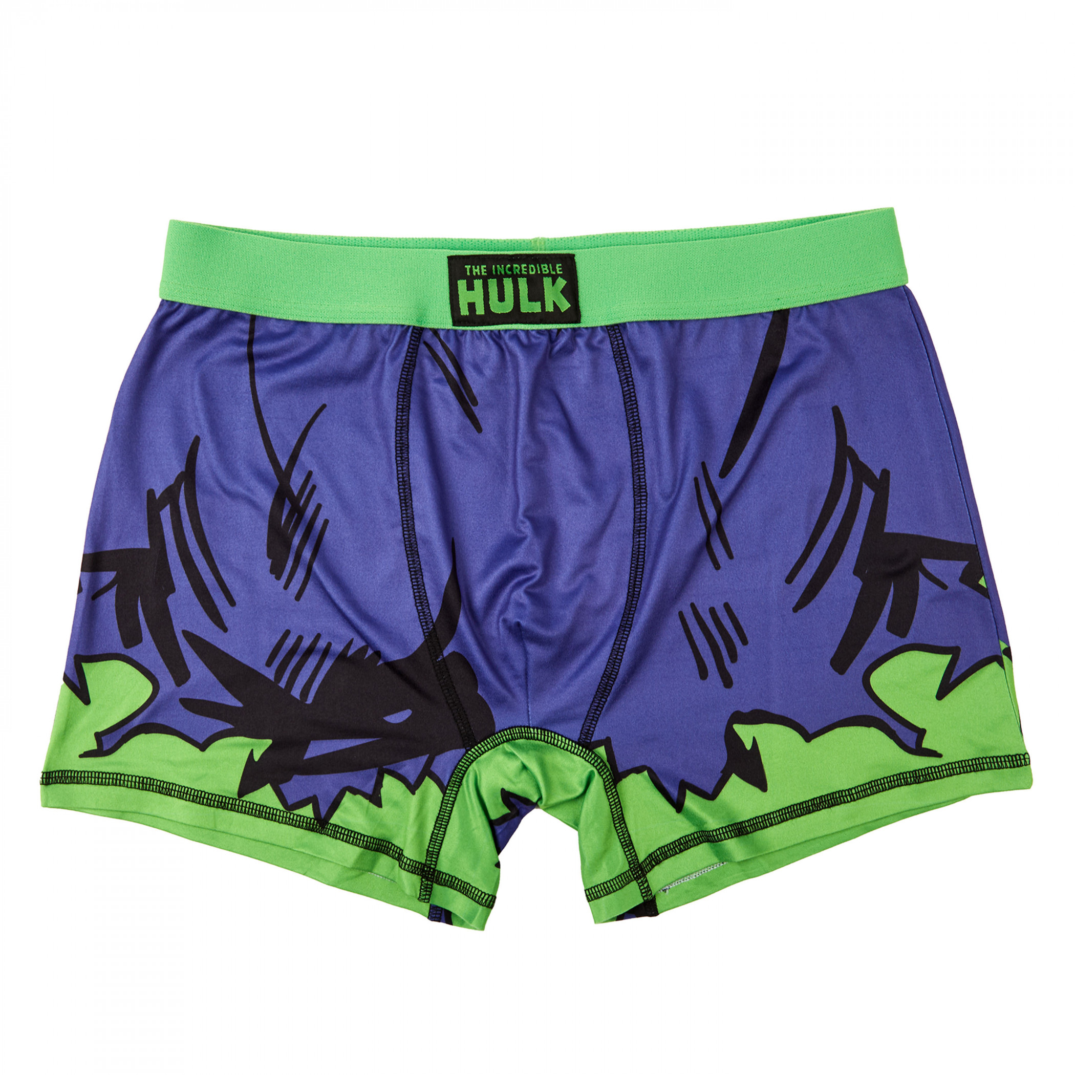 The Incredible Hulk Cosplay Men's Underwear Boxer Briefs, Multi-Color