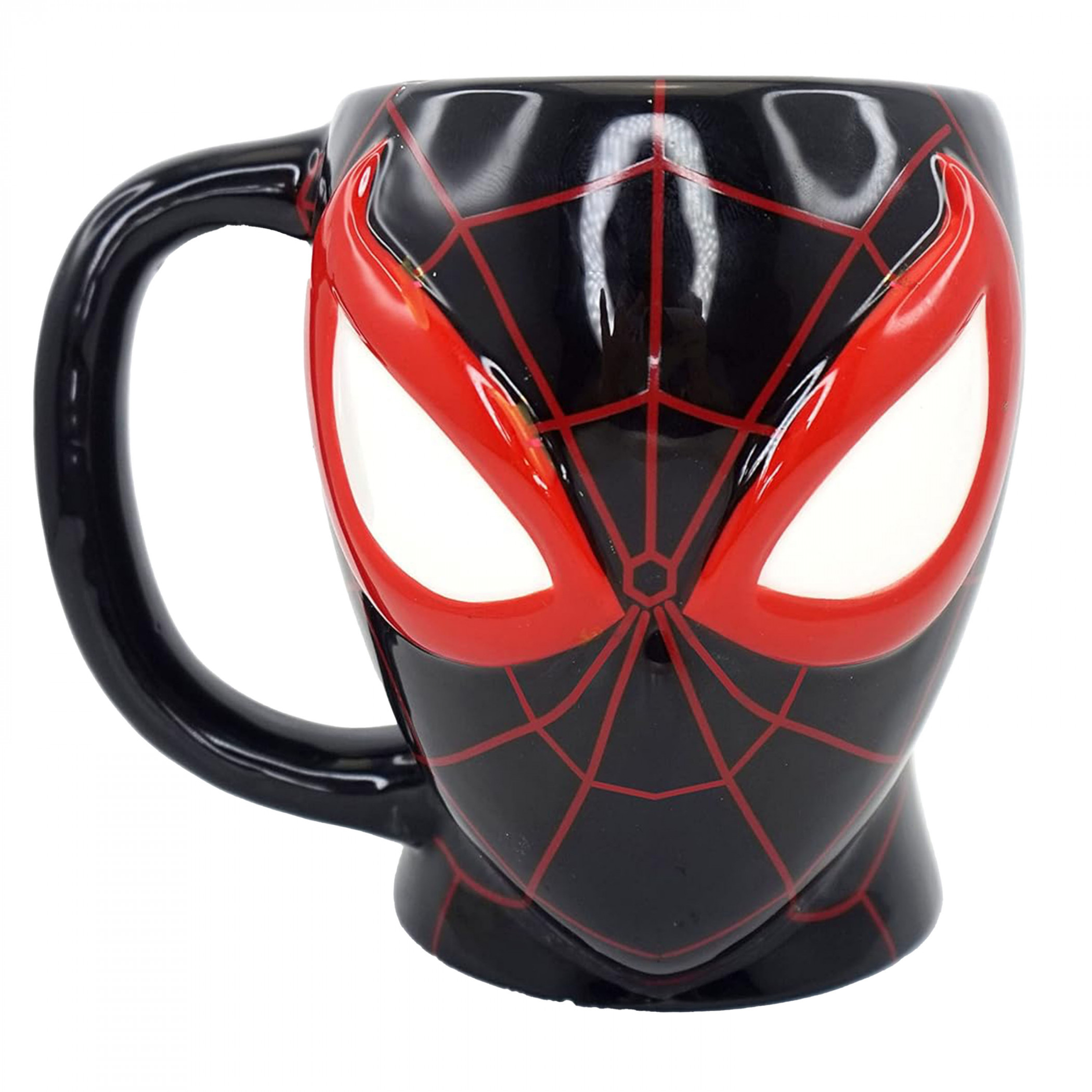 Miles Morales 17 oz. Sculpted Ceramic Mug, Black