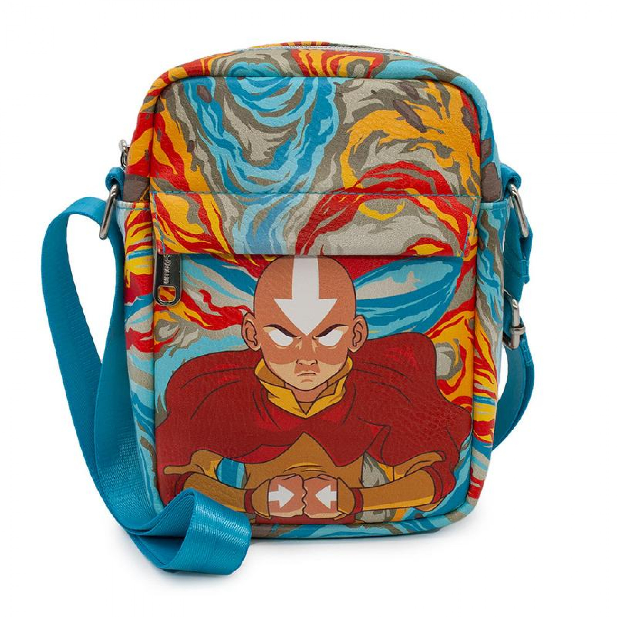 Avatar: The Last Airbender Aang in the Avatar State Crossbody Bag, Multi-Color