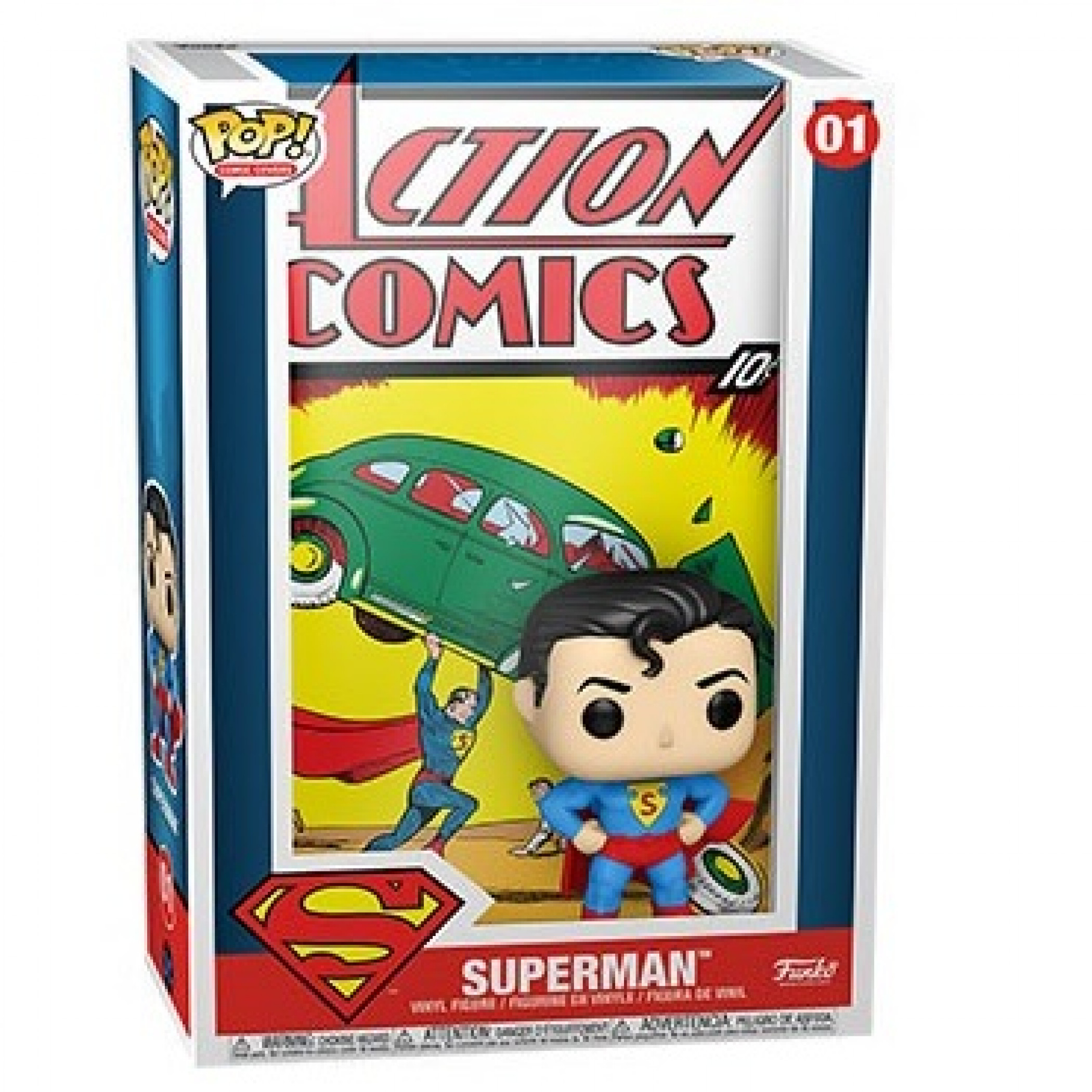 Superman Action Comics #1 Funko Pop! Vinyl Figure, Blue