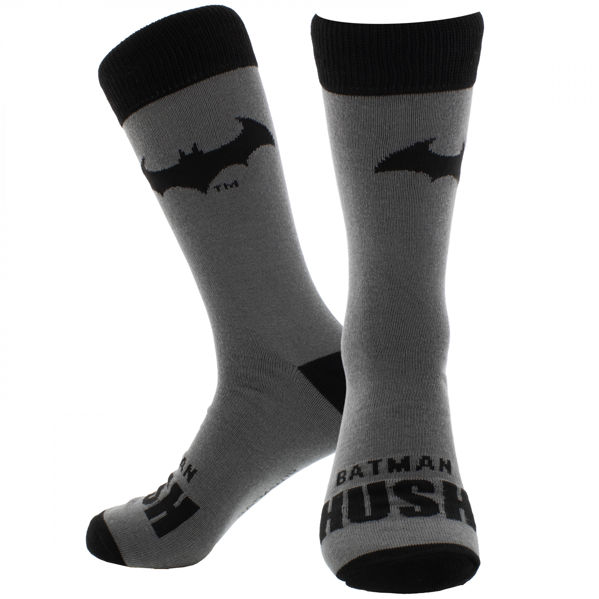 Batman Hush Crew Socks, Grey