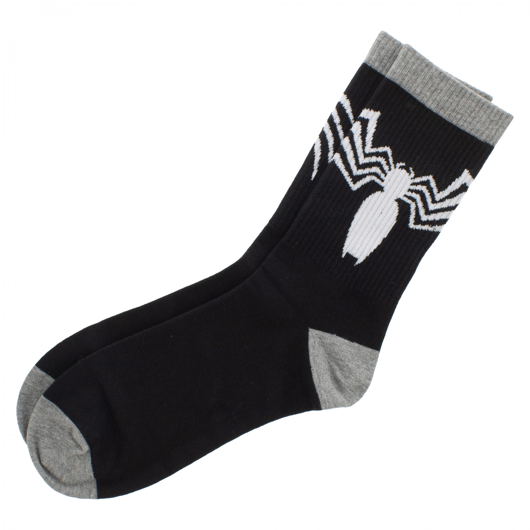 Venom Symbol Crew Socks, Black