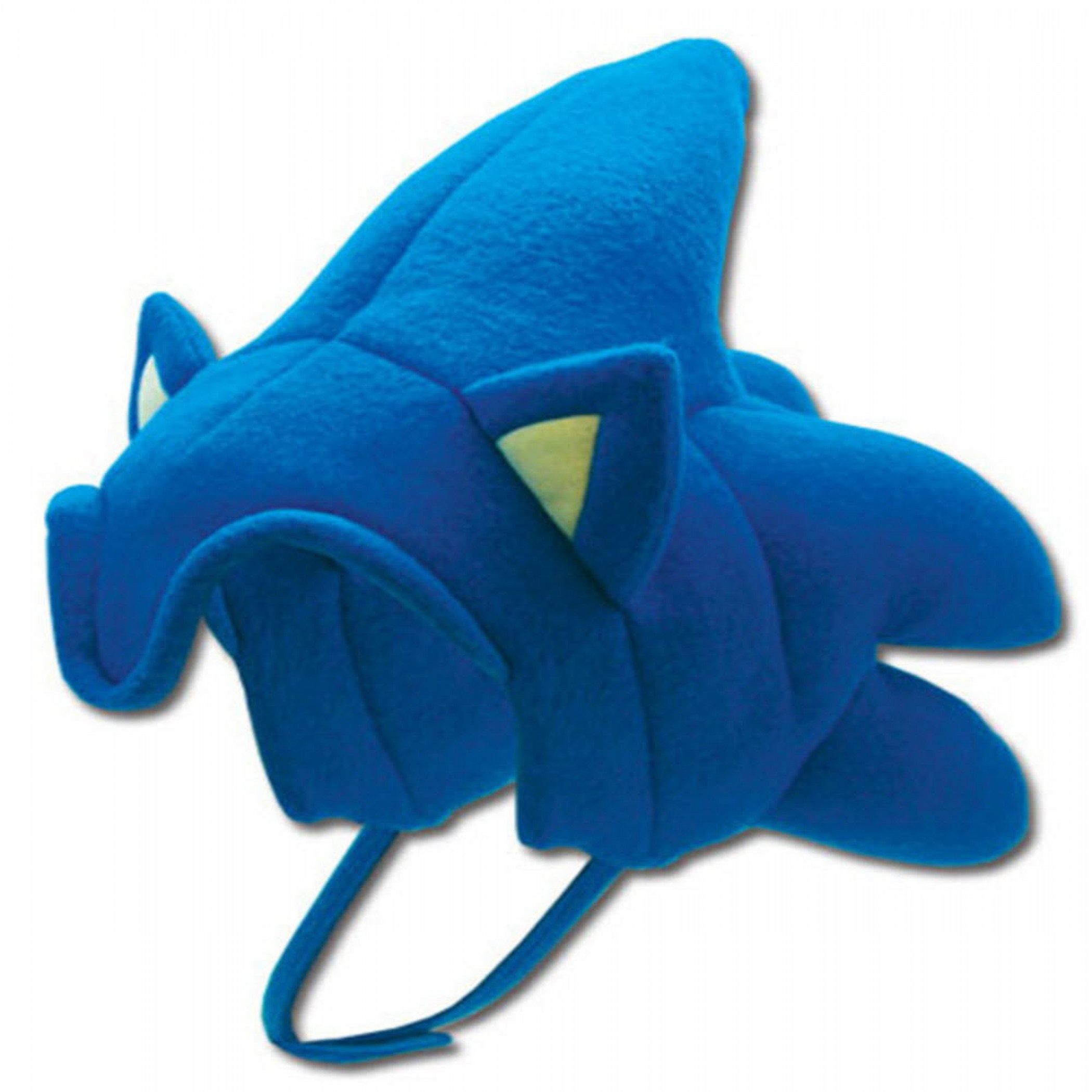Sonic The Hedgehog Fleece Cap Cosplay Costume Adult Hat, Blue