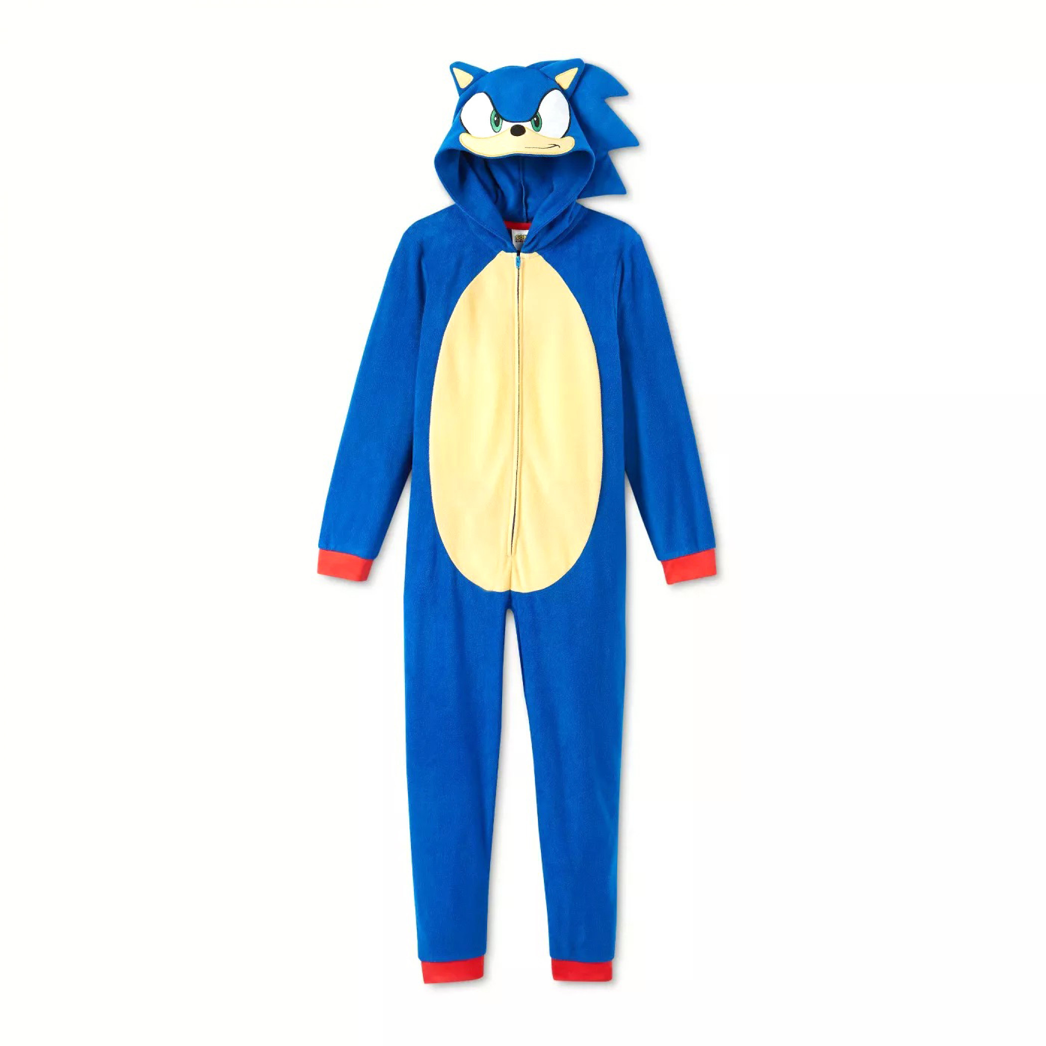 Sonic The Hedgehog Costume Kids Union Suit, Blue