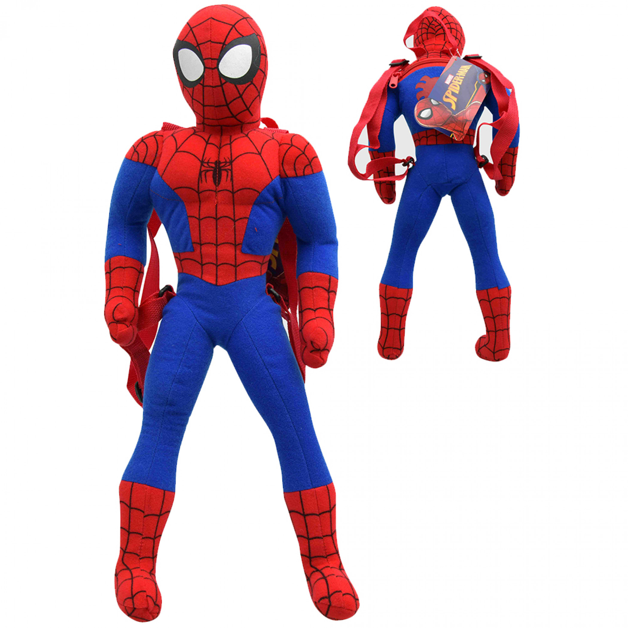 Spider-Man 20 Inch Plush Backpack, Red