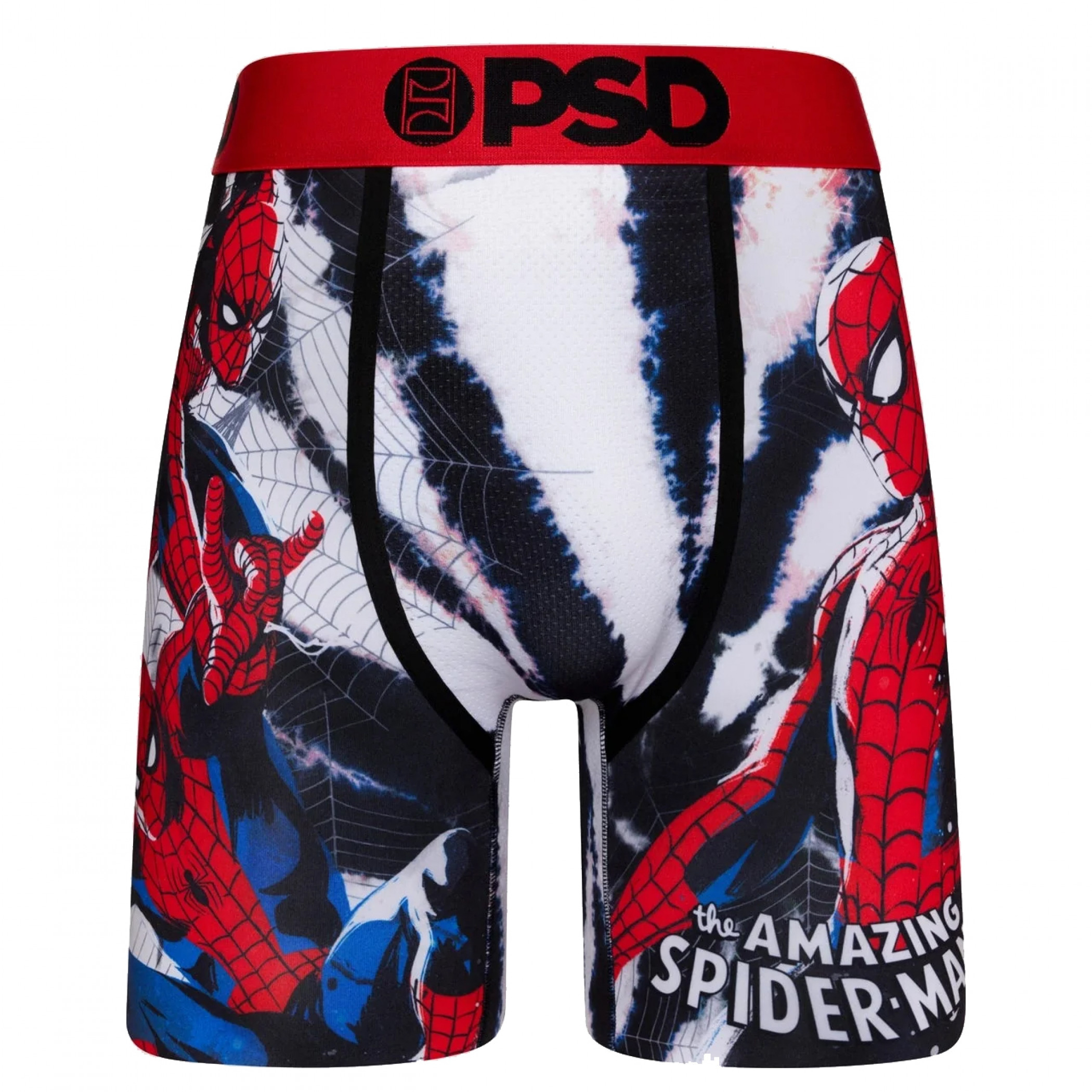Spider-Man Radial Tie-Dye PSD Boxer Briefs, Multi-Color