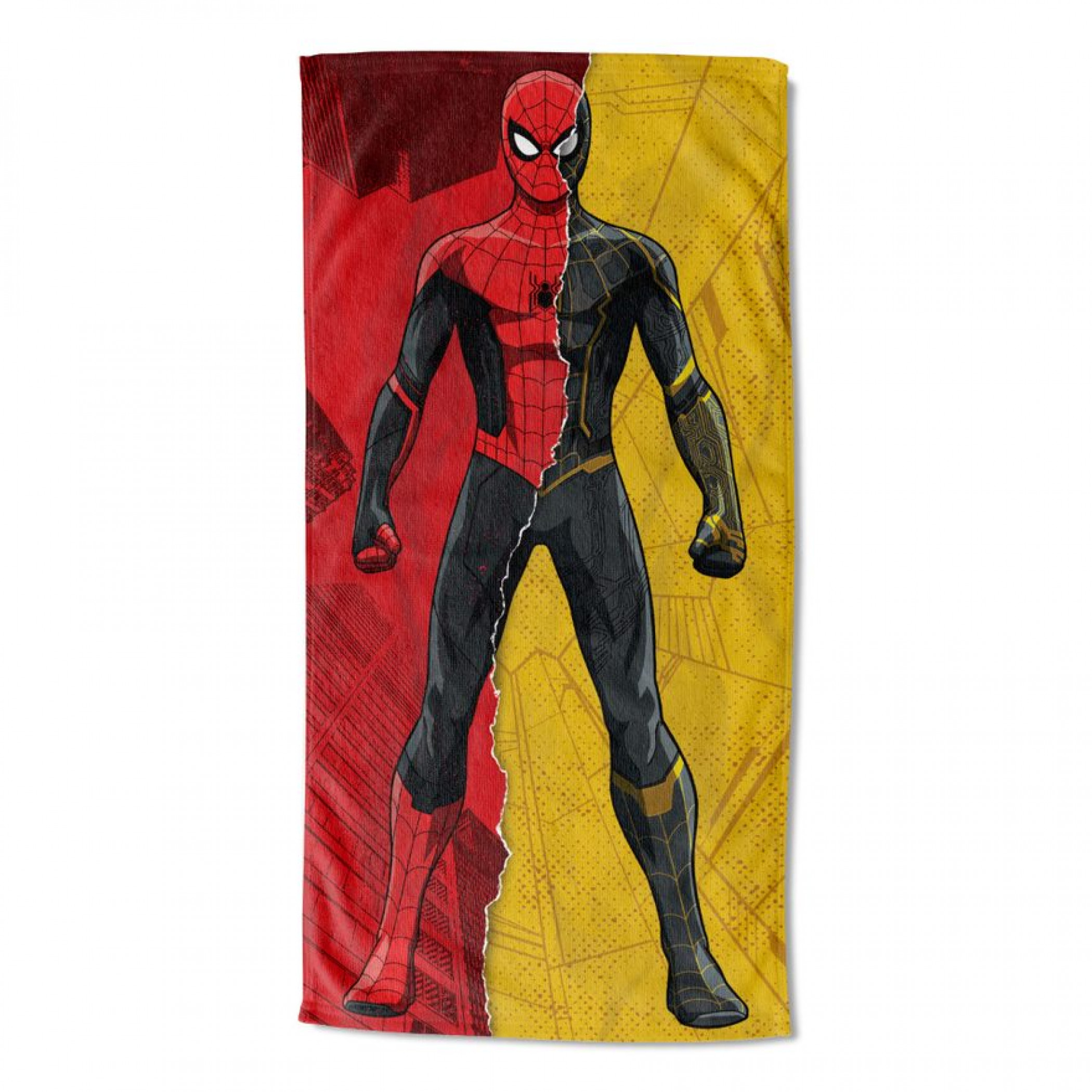 Spider-Man No Way Home Internal Struggle 30'x60' Beach Towel, Multi-Color