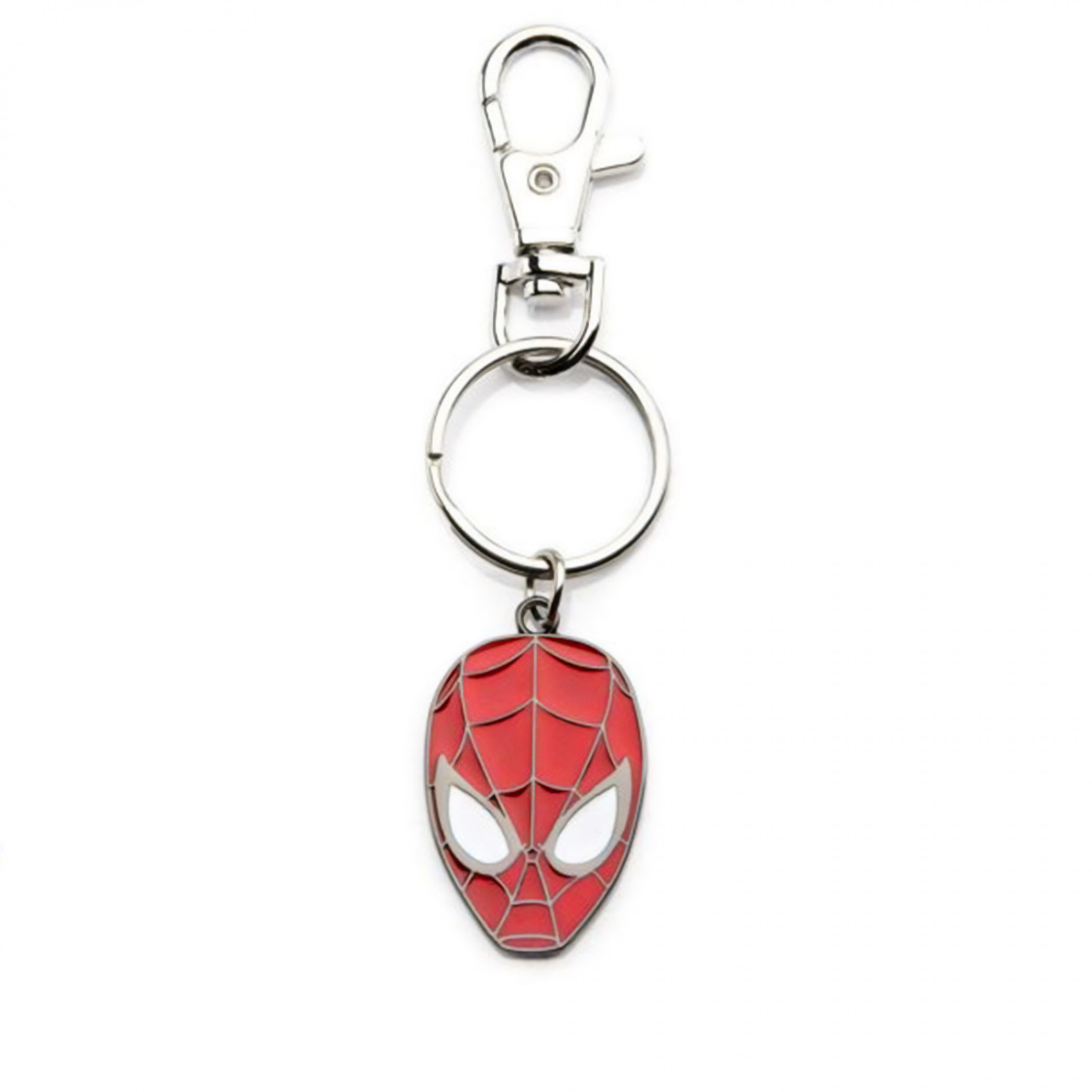 Marvel Comics Spider-Man Mask Keychain, Red