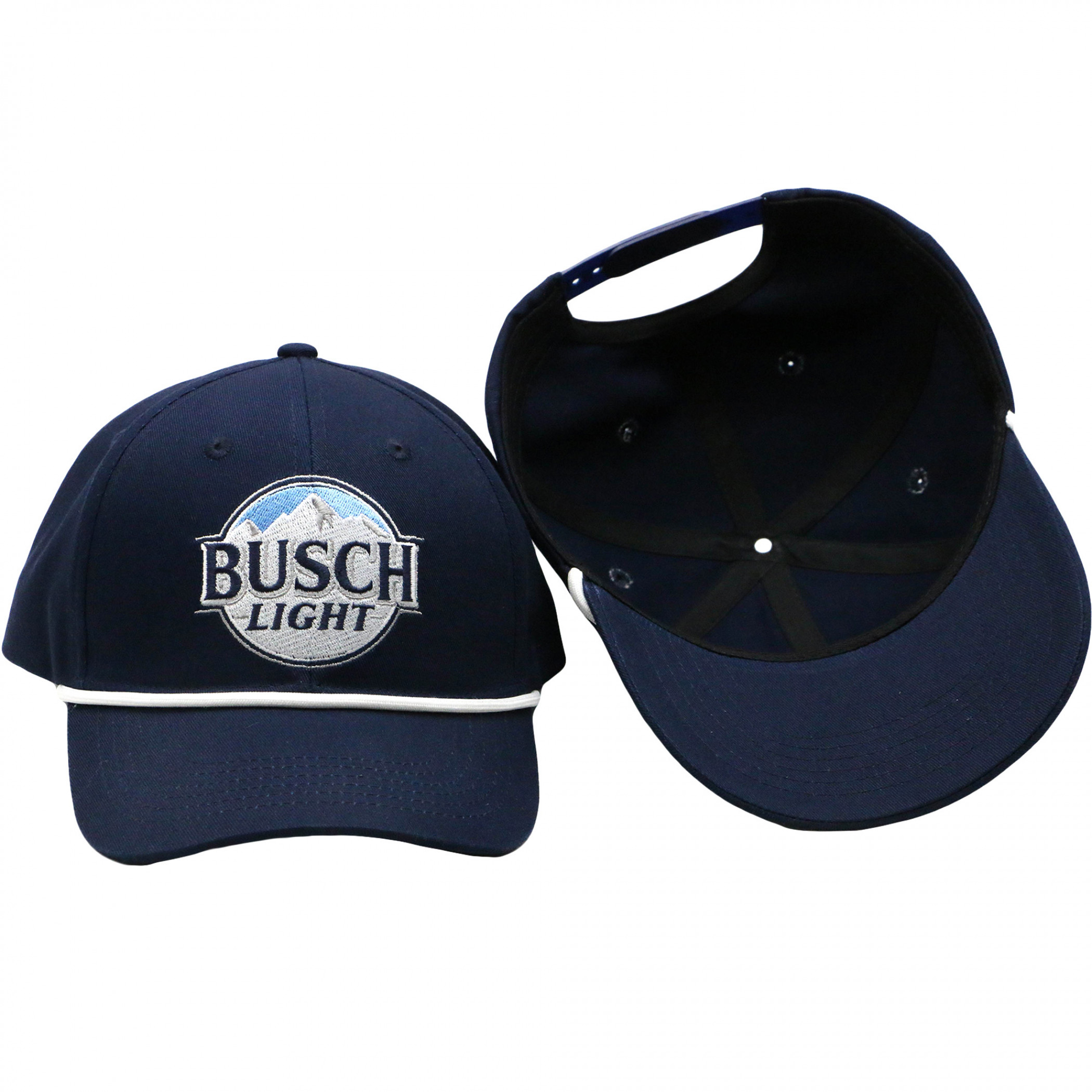 Busch Light Navy Rope Snapback Cap