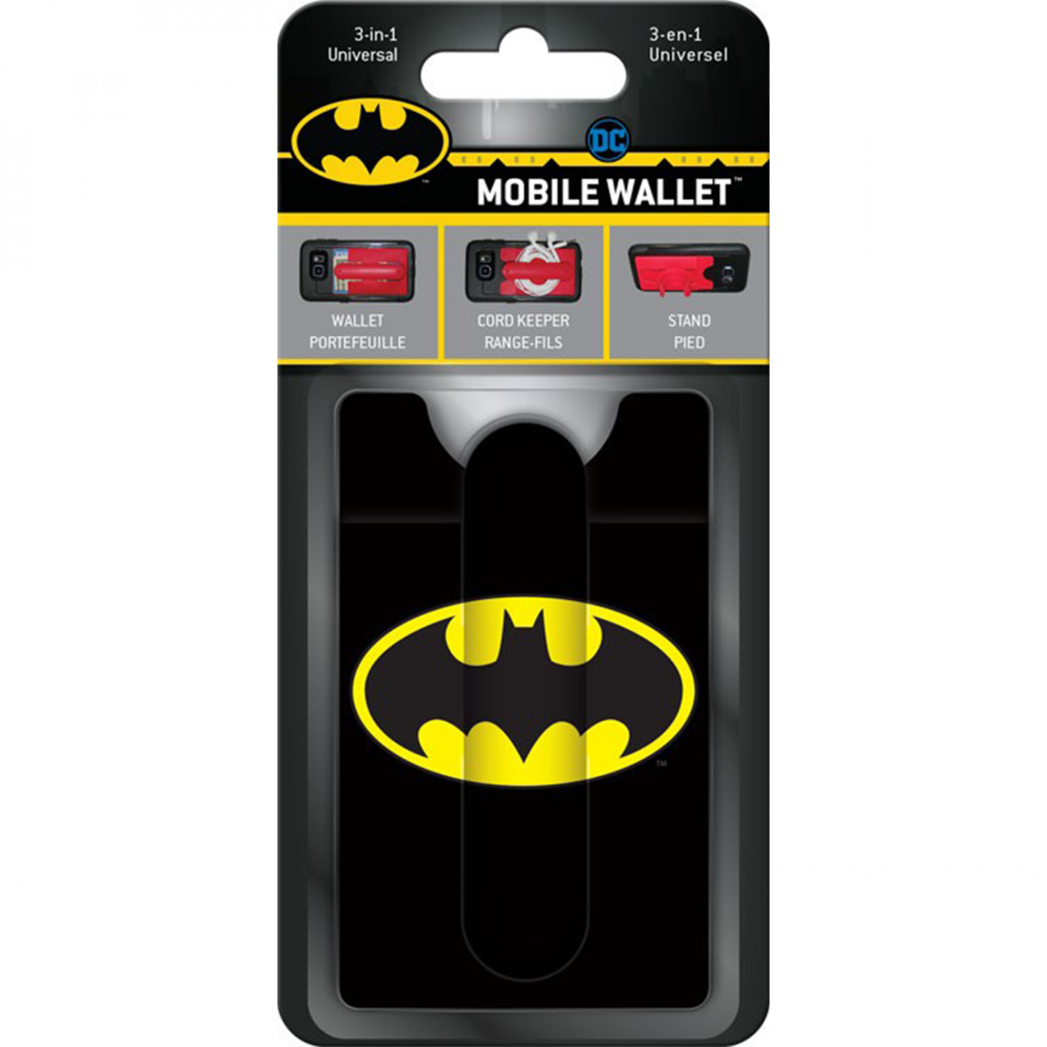 Batman Logo 3-in-1 Mobile Wallet, Multi-Color
