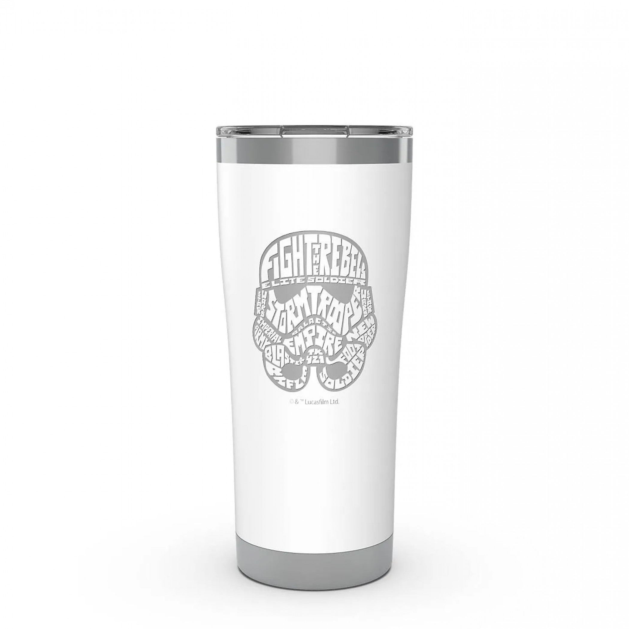 Star Wars Stormtrooper Engraved Tervis® 20oz Stainless Steel Tumbler, White