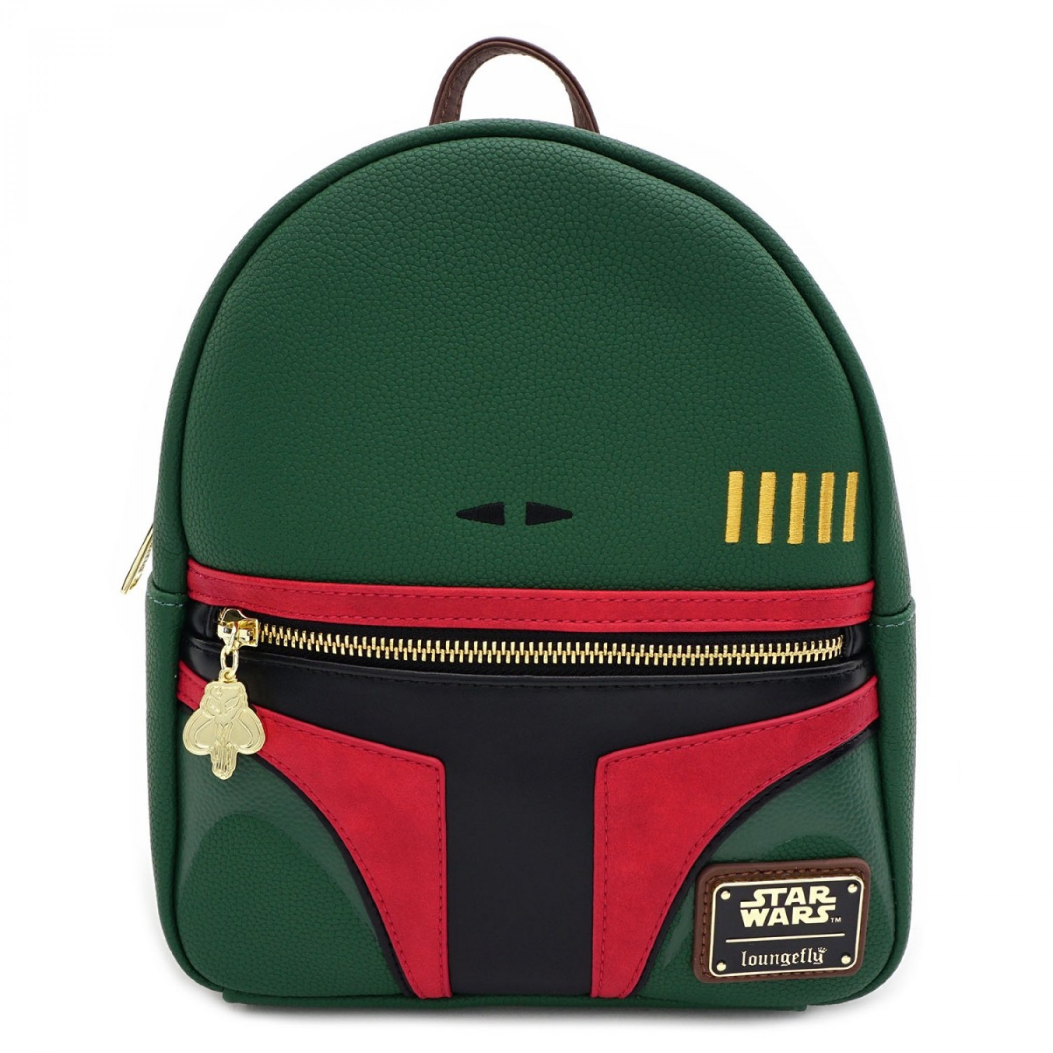 Boba Fett Faux Leather Mini Backpack, Multi-Color
