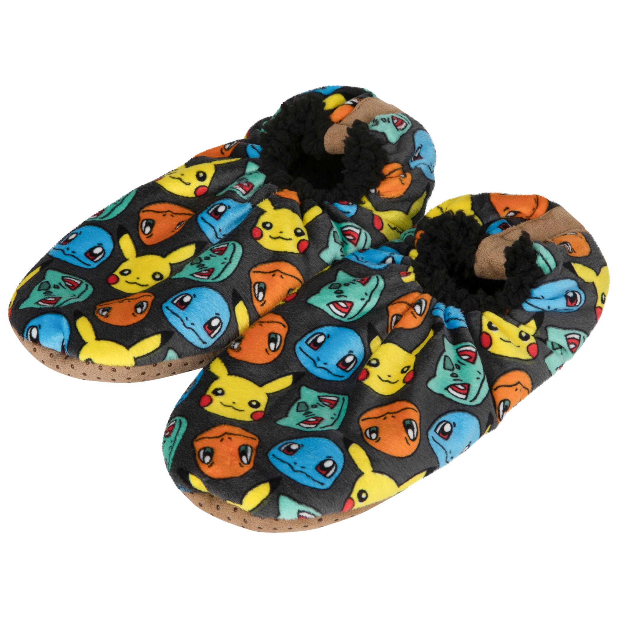 Pokemon Gen 1 Starters Men's Slippers, Multi-Color