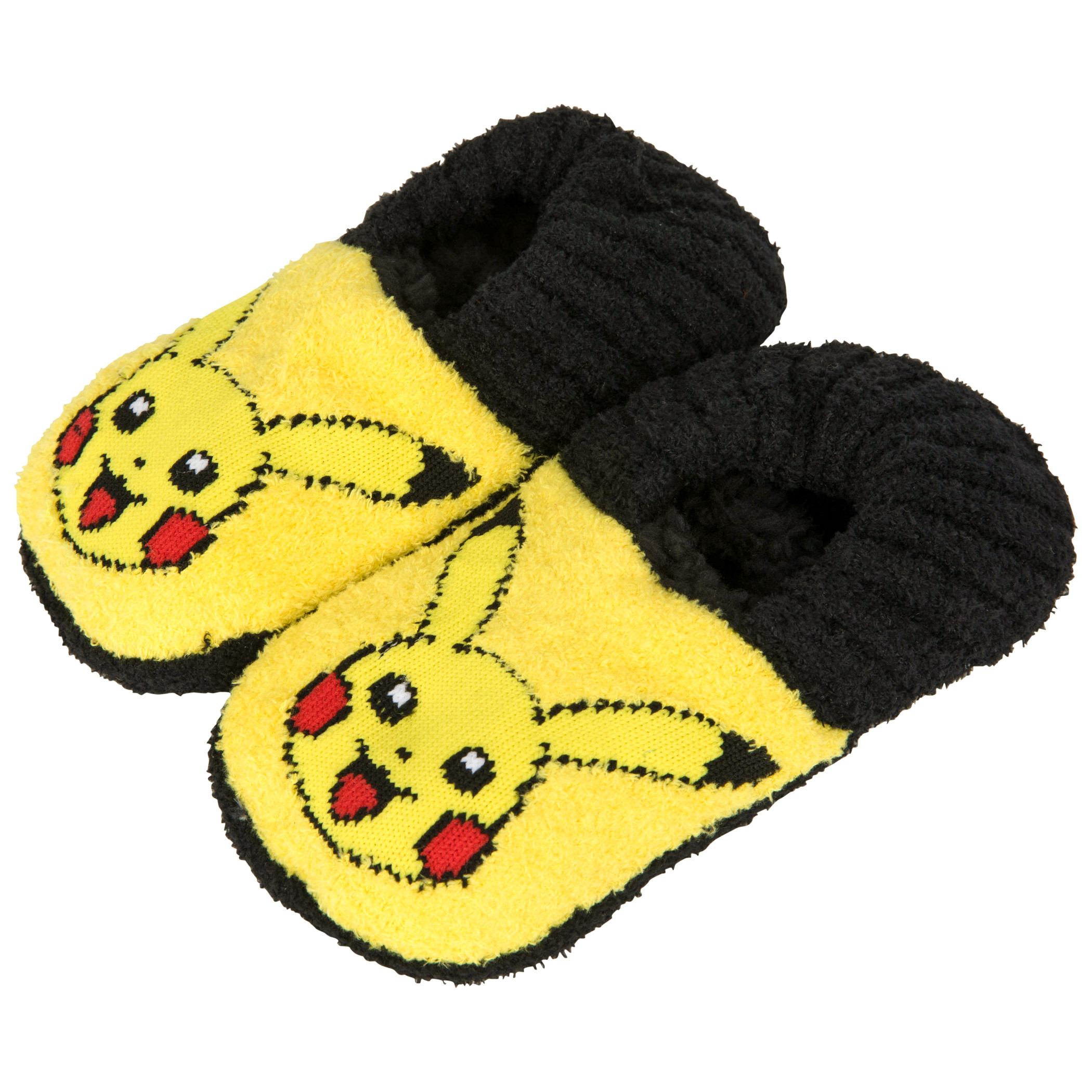 Pokemon Pikachu Face Kid's Slippers, Multi-Color