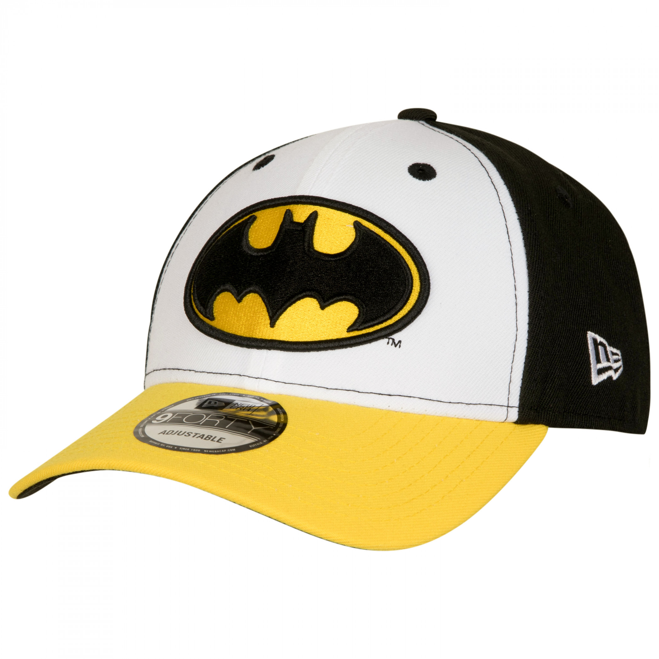 Batman Classic Logo New Era 9Forty Adjustable Hat, Multi-Color