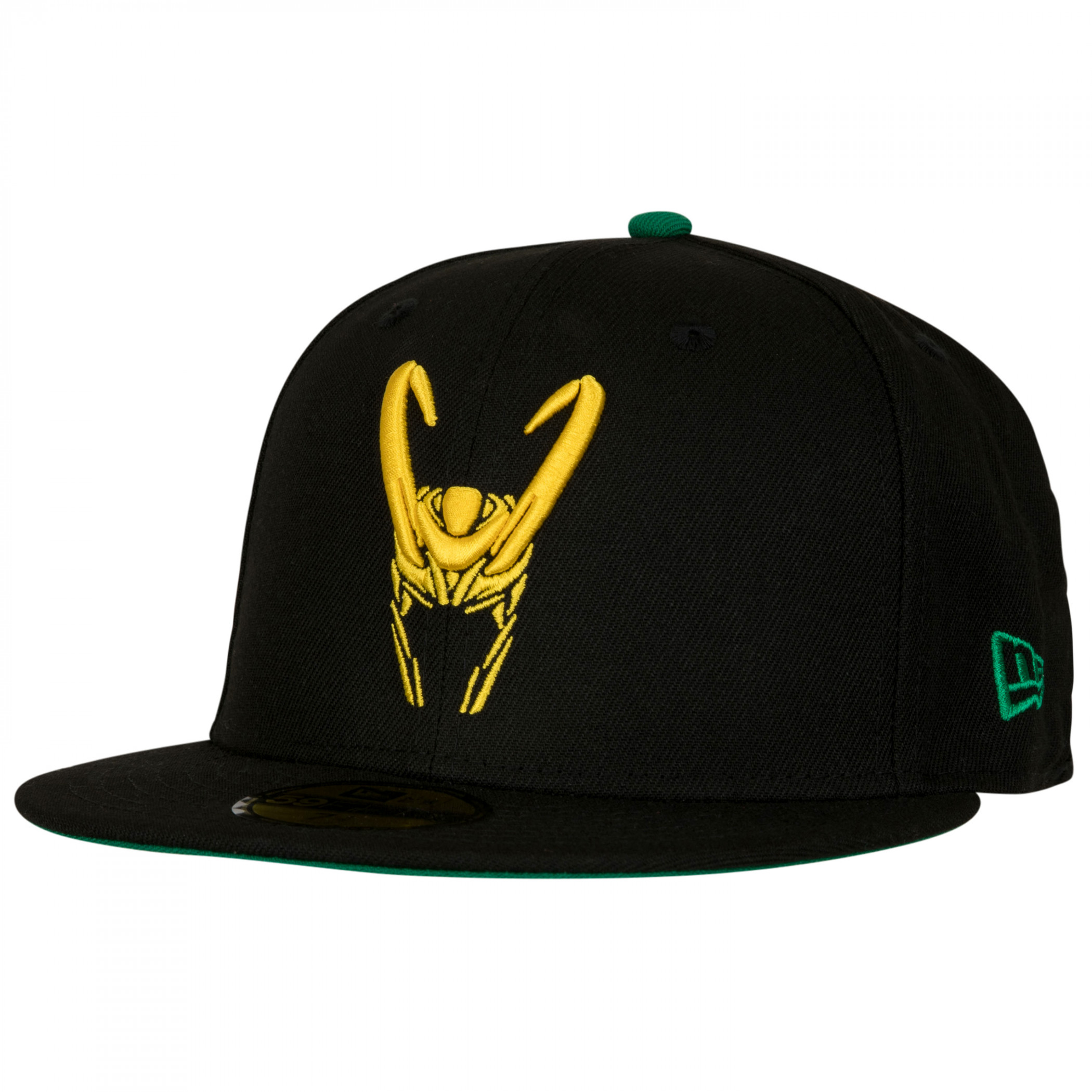 Loki Helmet New Era 59Fifty Fitted Hat, Black