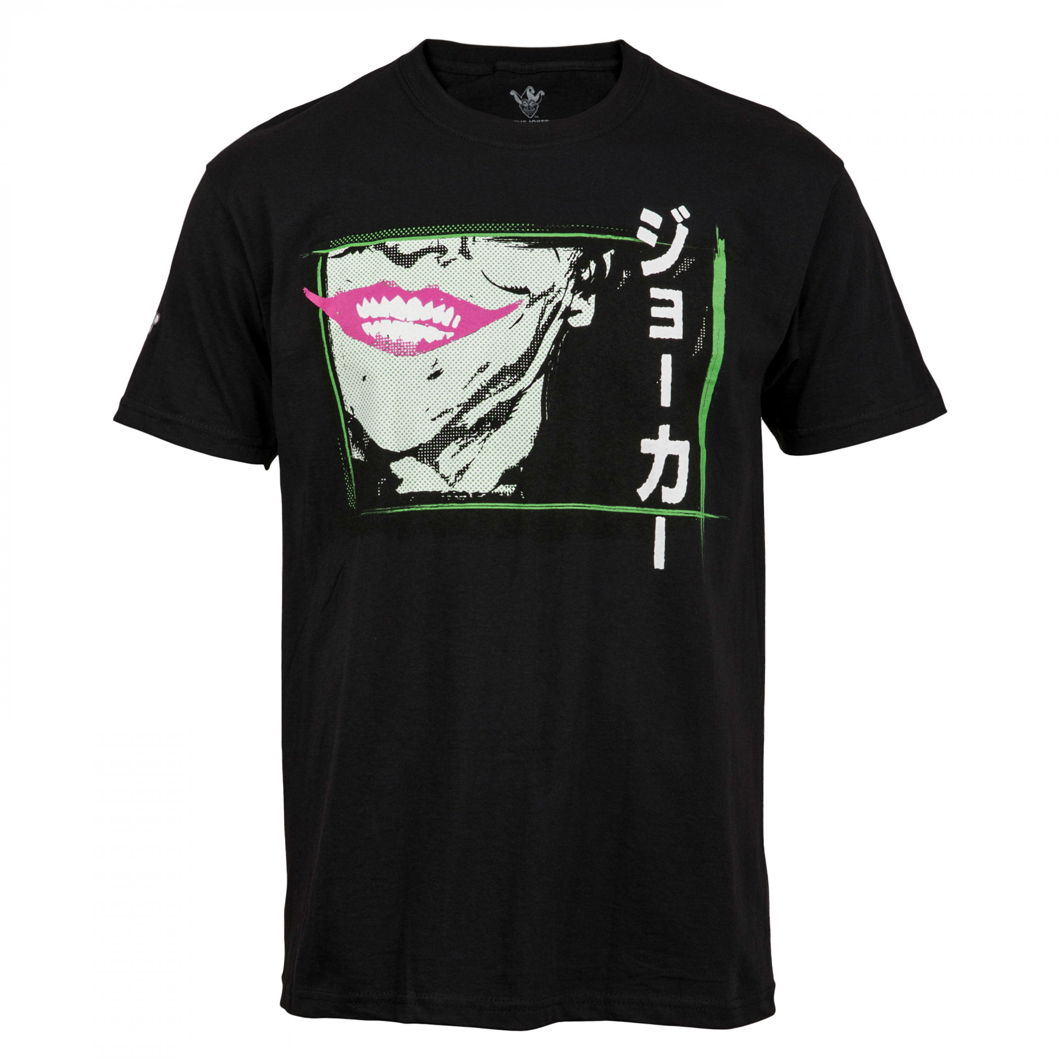 The Joker Smile Frame Katakana T-Shirt, Black