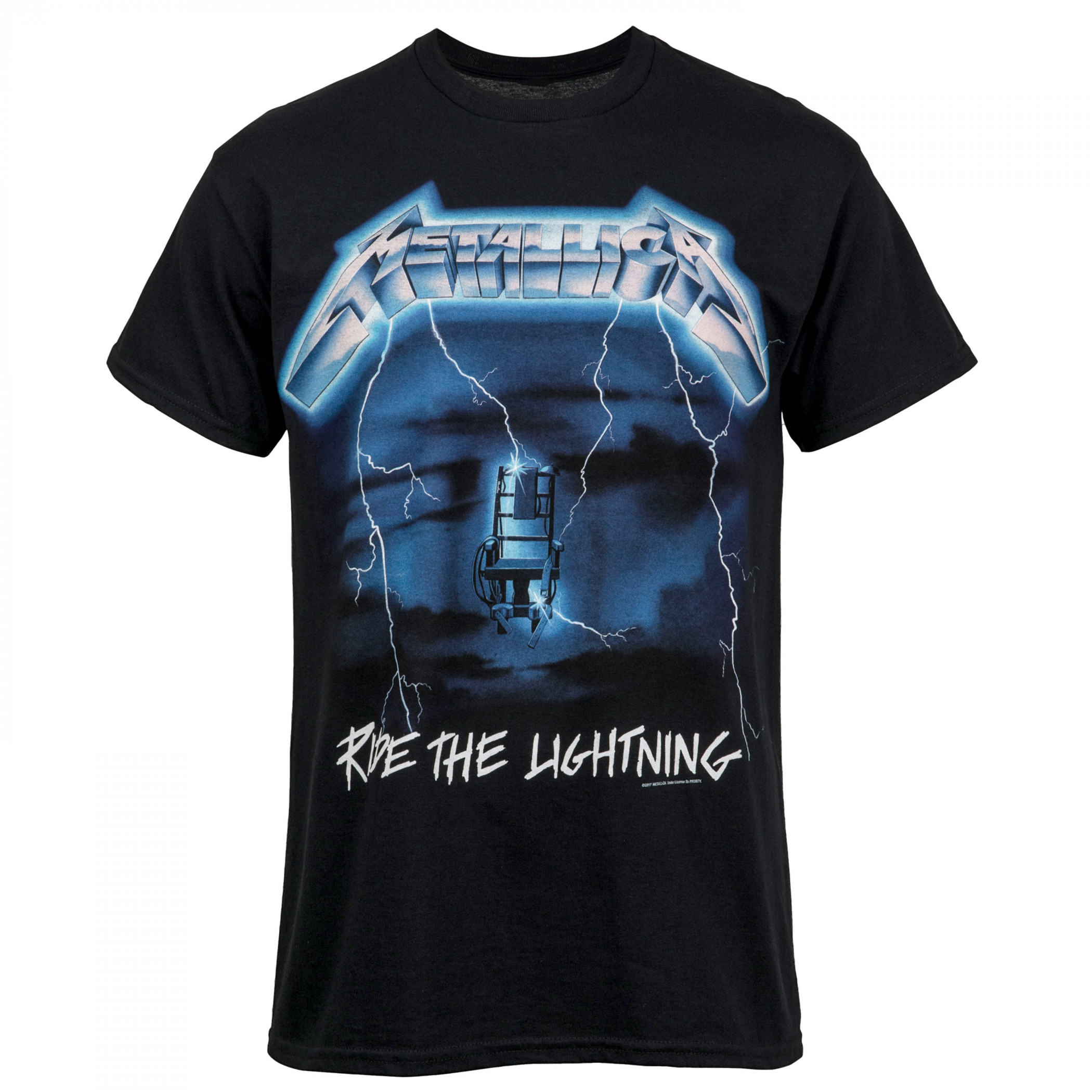 Metallica Ride The Lightning Album T-Shirt Black