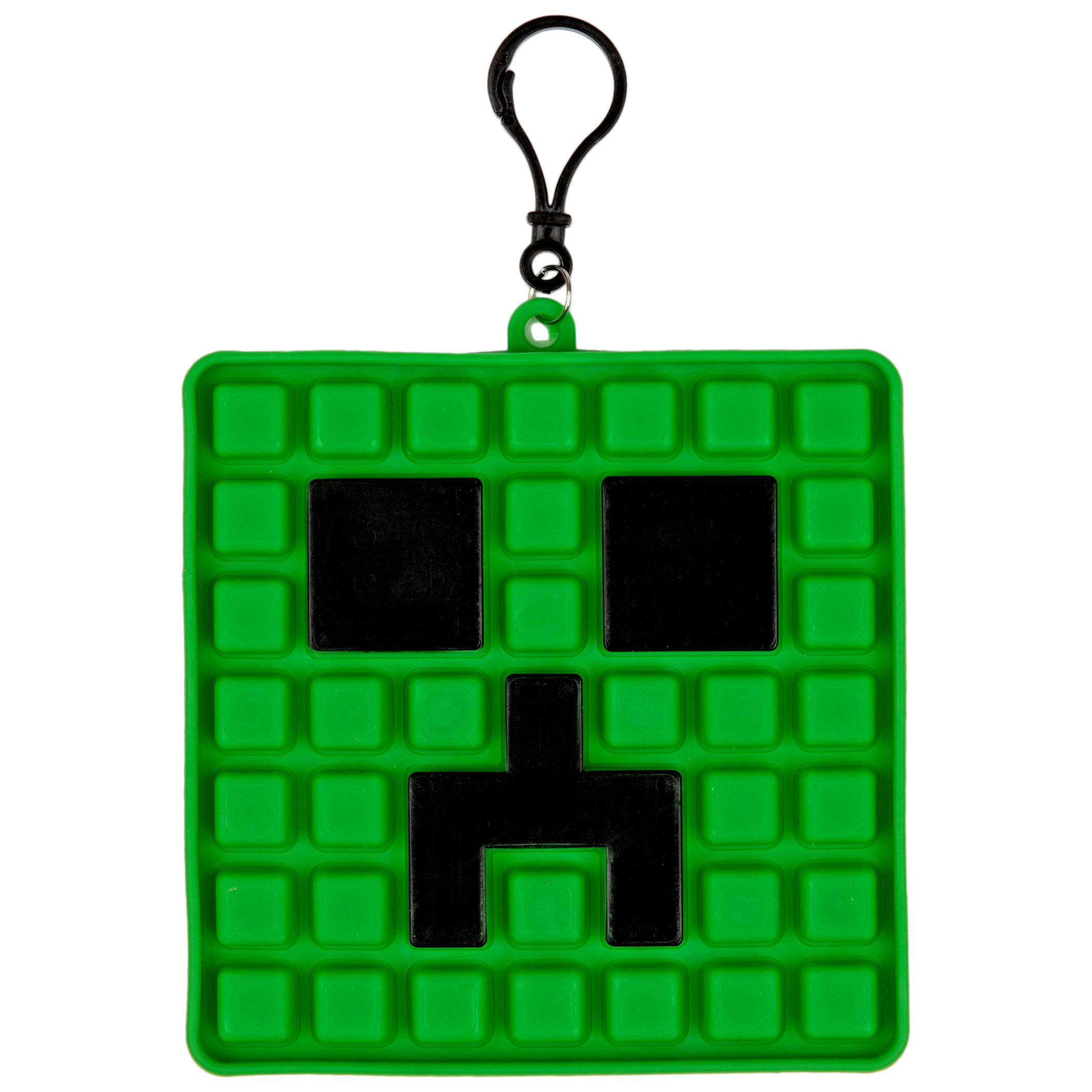Minecraft Creeper Fidget Popper Keychain, Green