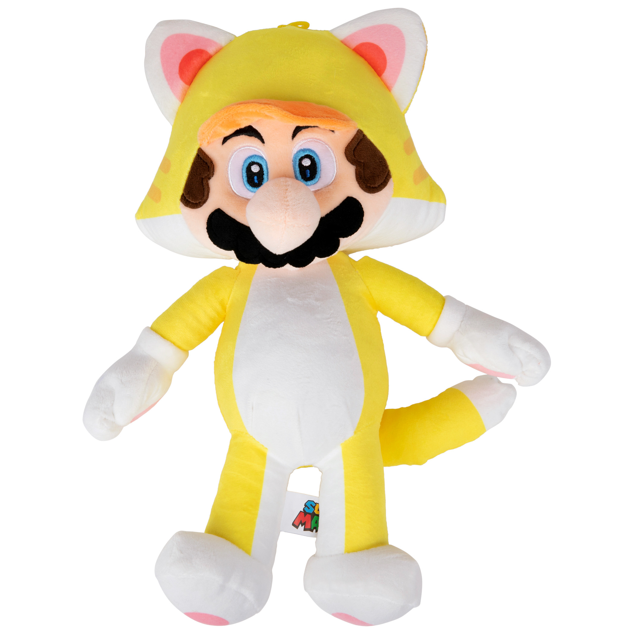 Super Mario Bros. Cat Power-Up Plush Doll, Yellow