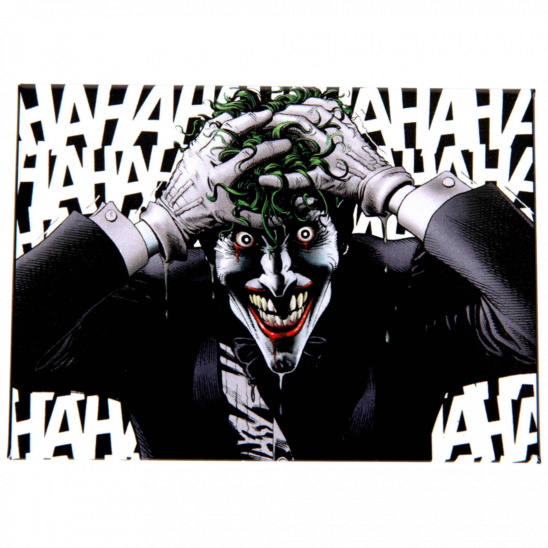 The Joker Ha Ha Ha Magnet, Black