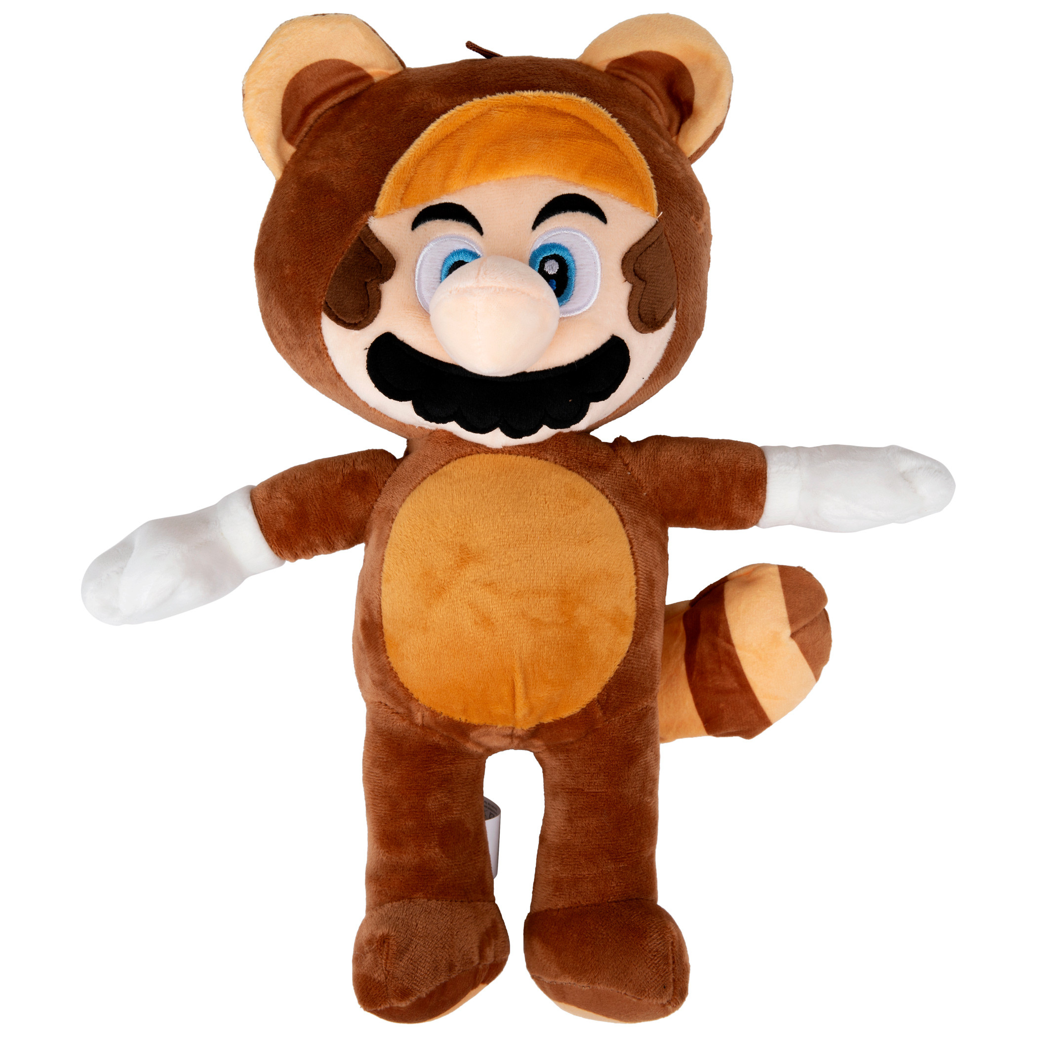 Super Mario Bros. Tanooki Power-Up Plush Doll, Brown