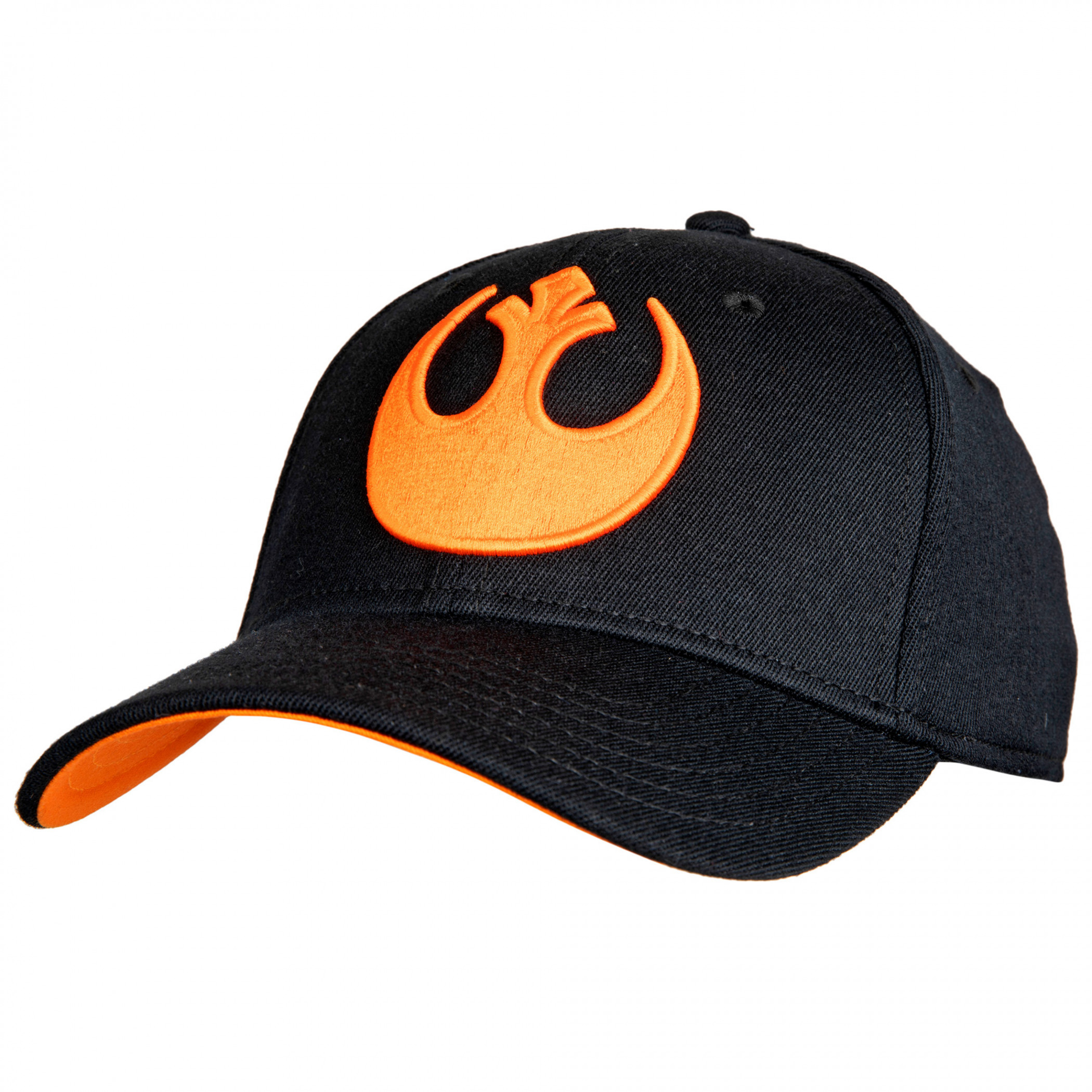 Star Wars Rebel Emblem Embroidered Flex Fit Hat, Black