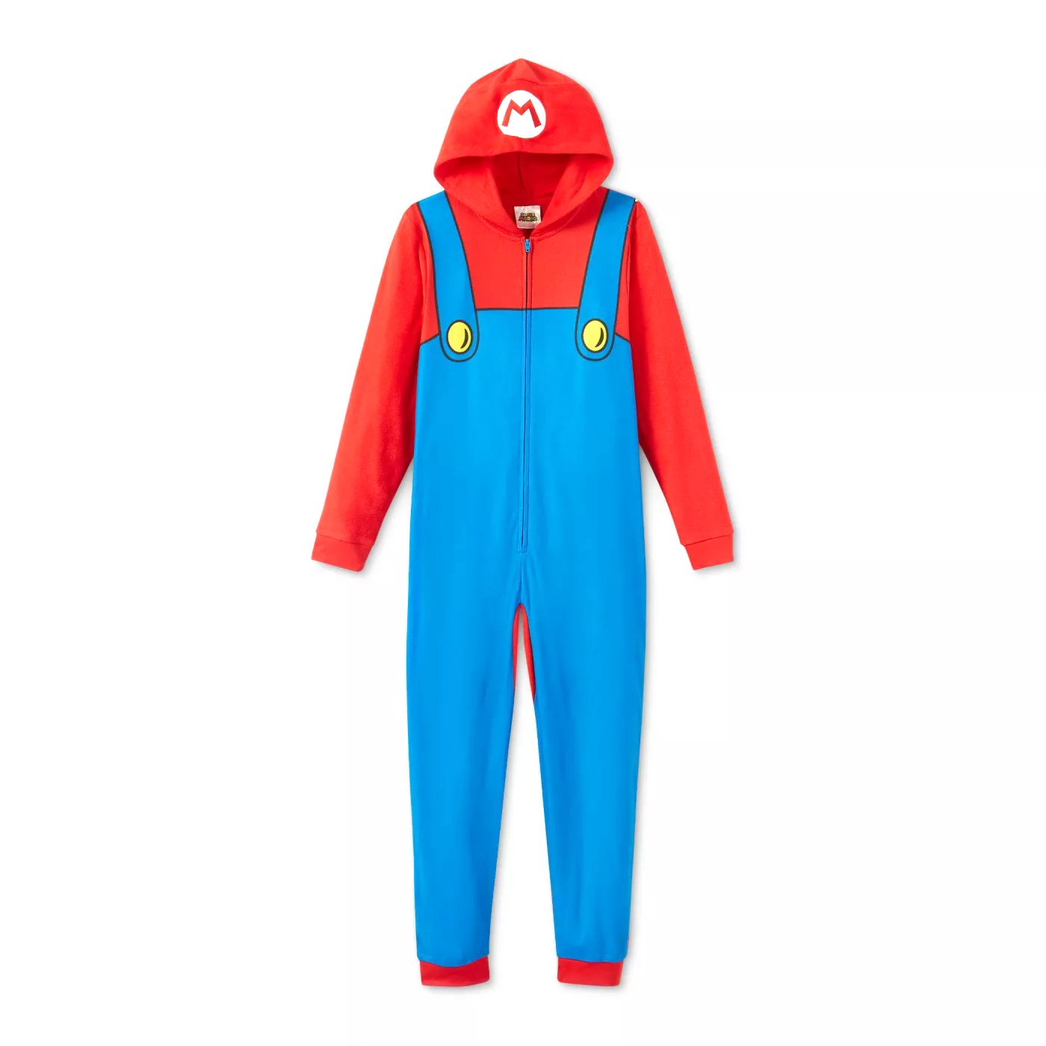 Nintendo Super Mario Costume Kids Union Suit, Multi-Color