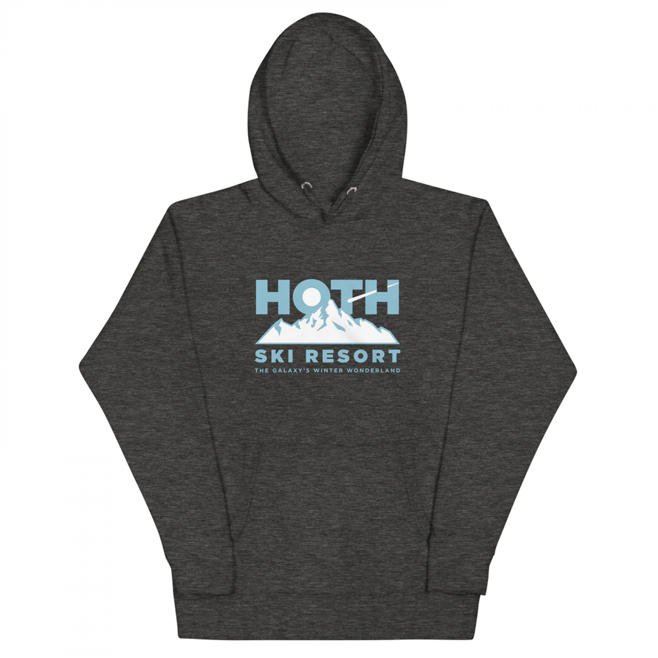 Star Wars Hoth Ski Resort Pullover Hoodie, Grey