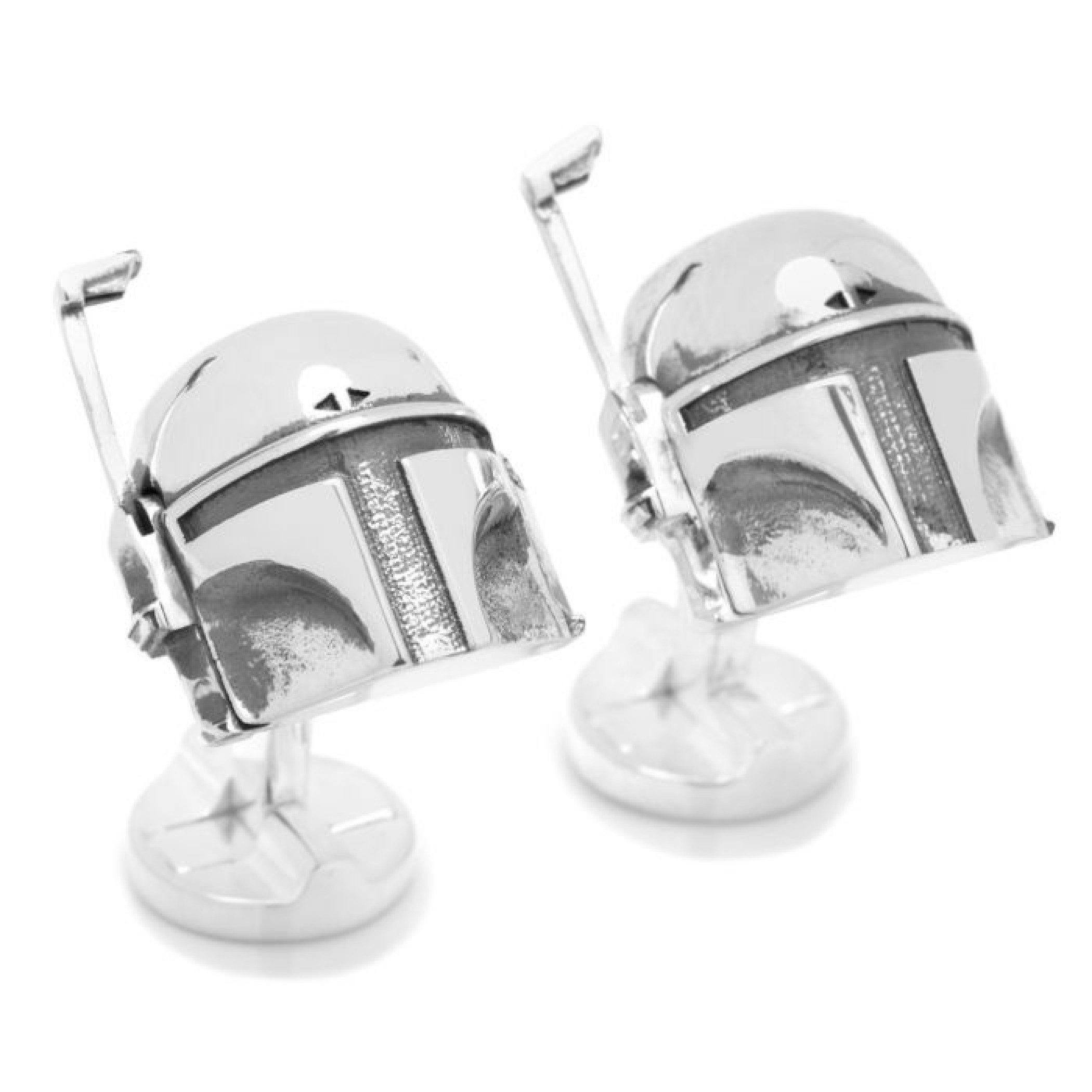 Star Wars 3D Boba Fett Cufflinks, Grey