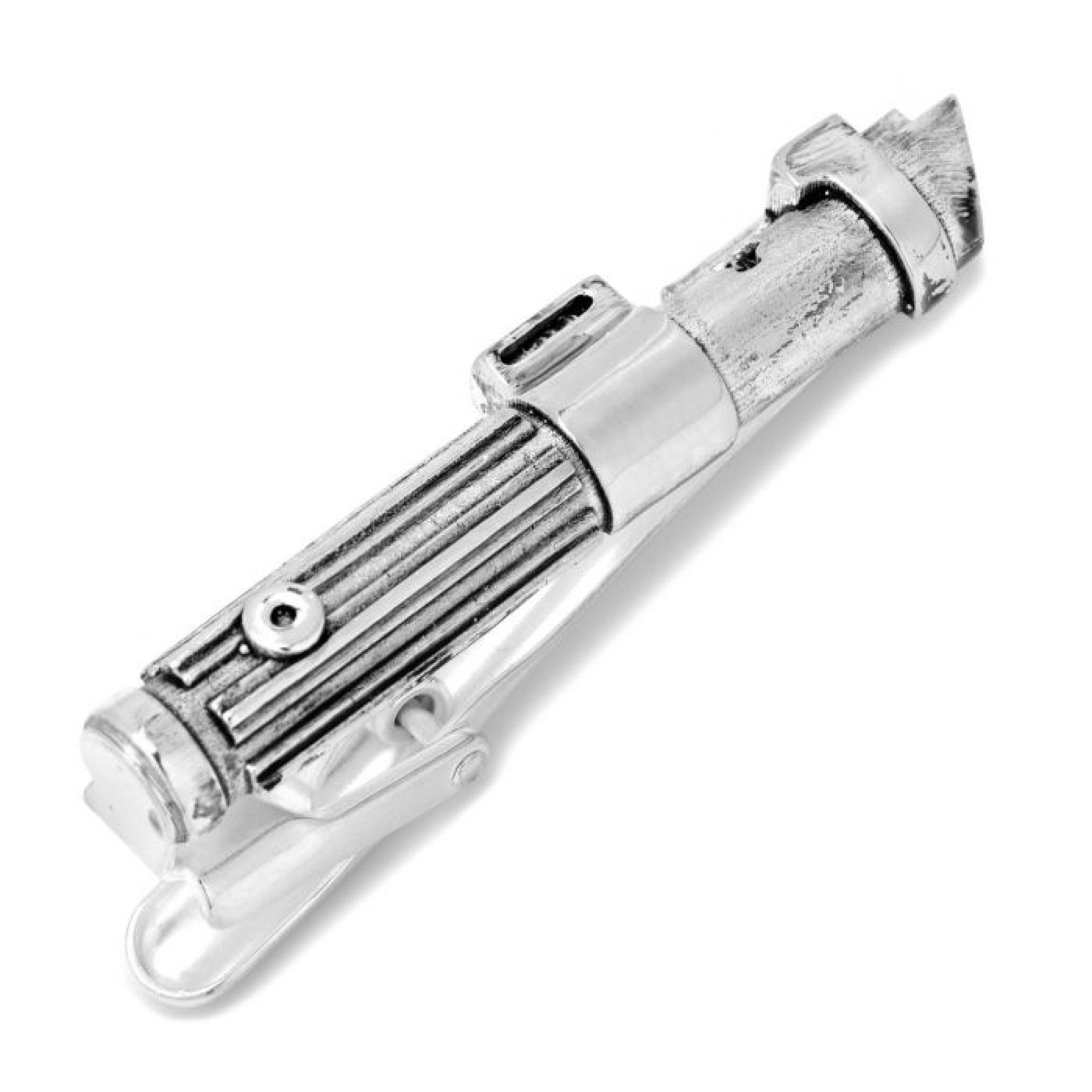 Star Wars 3D Darth Vader Lightsaber Tie Clip, Silver