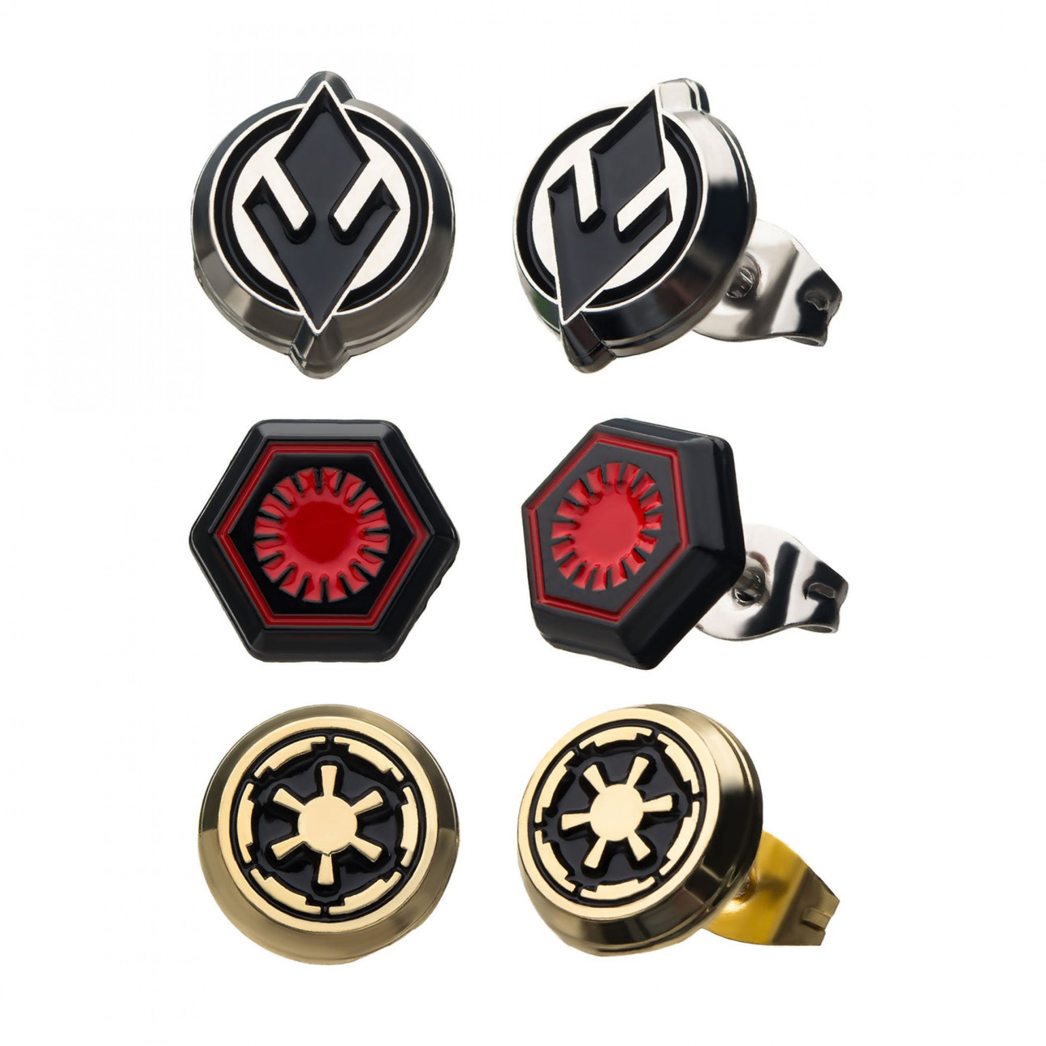 Star Wars Empire Icons Earrings 3-Pair Set, Multi-Color