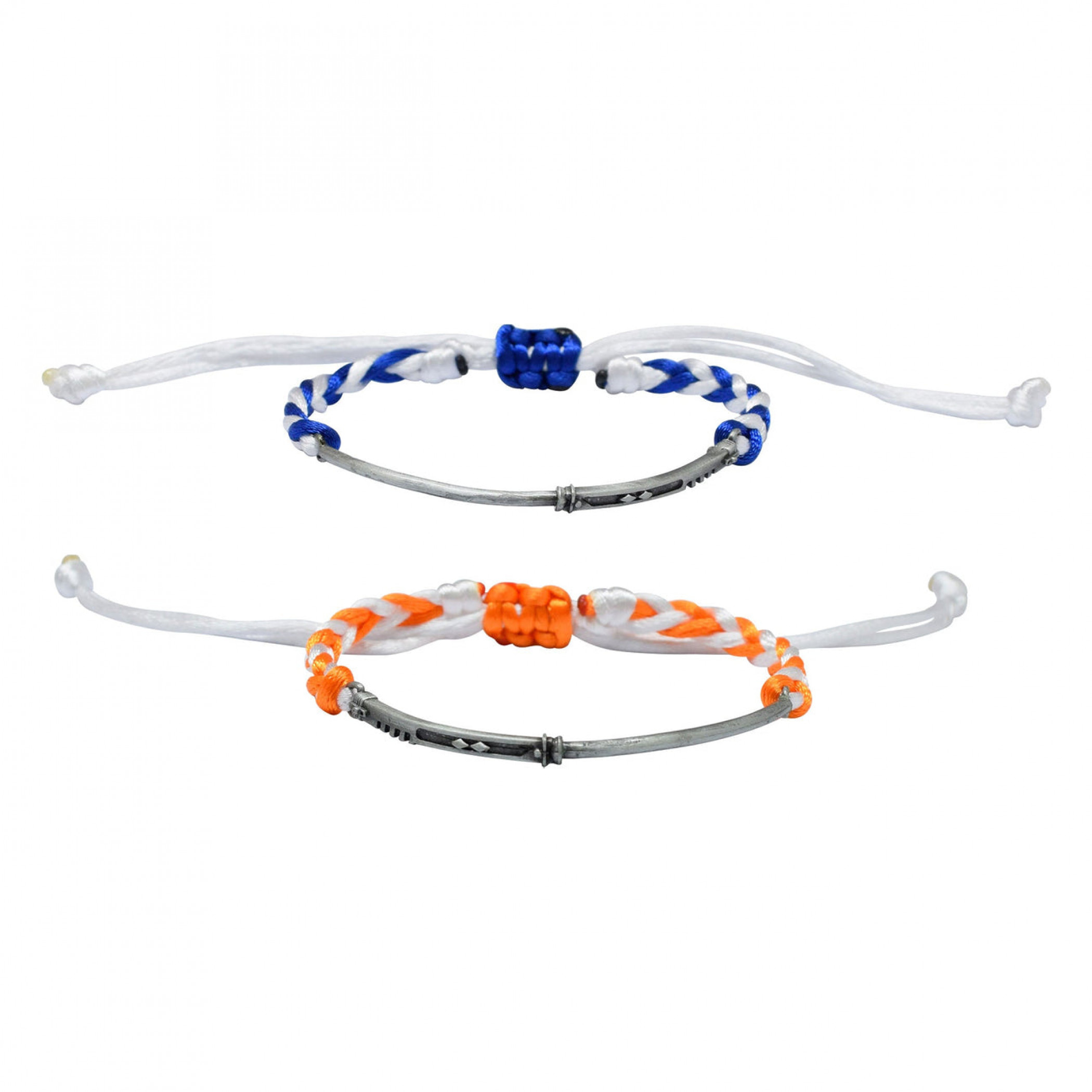 Star Wars Ahsoka Lightsabers Cord Bracelet 2-Pack, Multi-Color