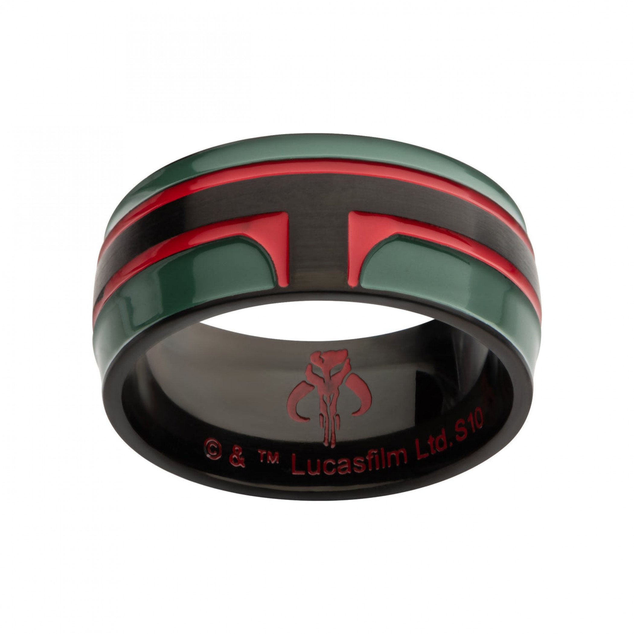 Star Wars Boba Fett Helmet Ring, Green
