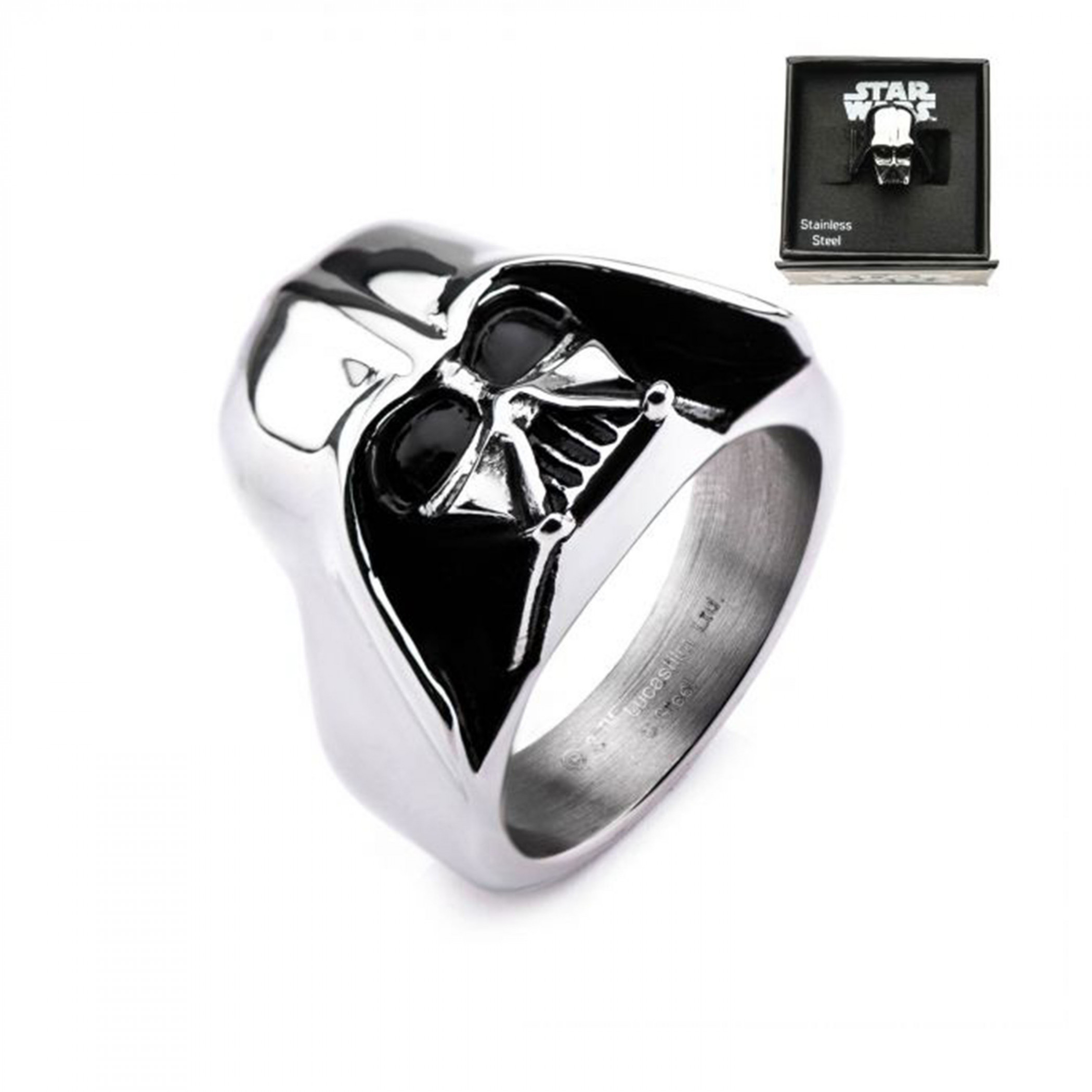 Star Wars Darth Vader Silver Helmet Ring, Silver