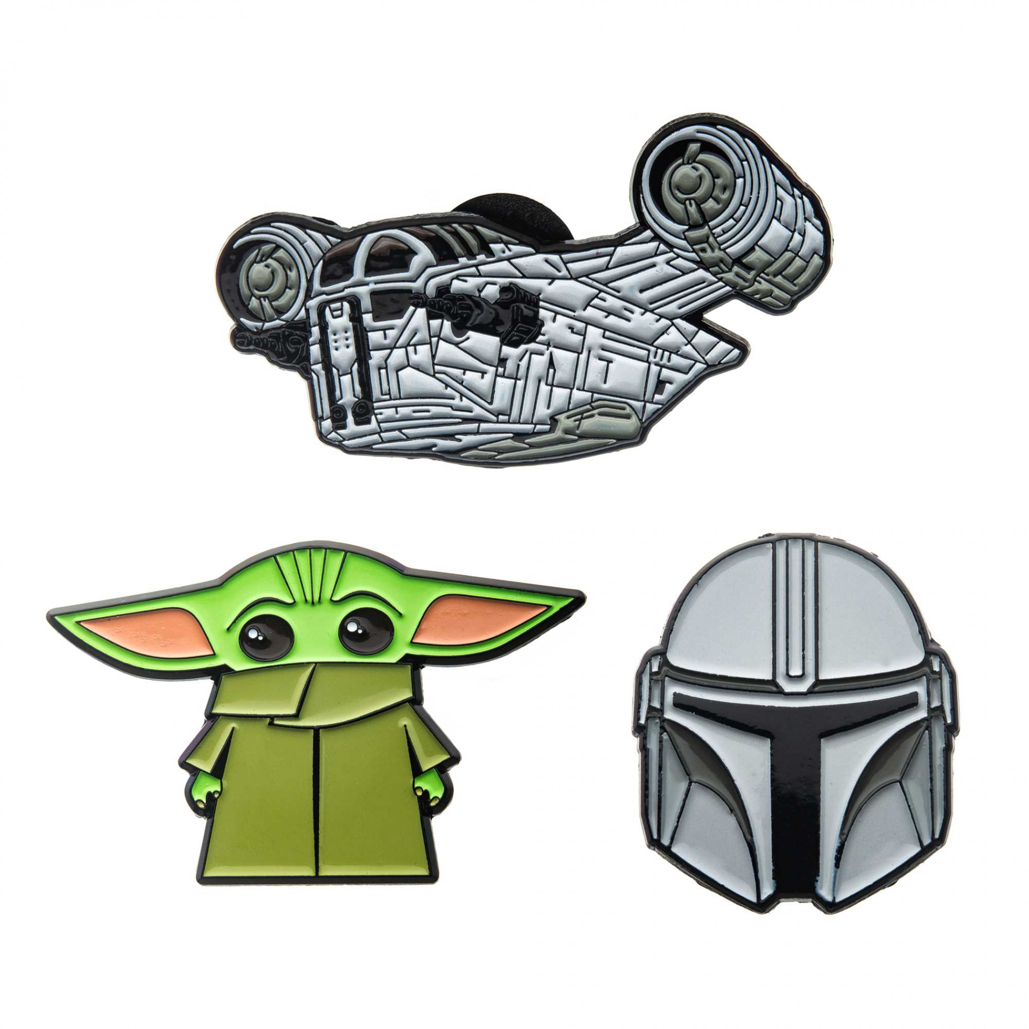 Star Wars The Mandalorian and The Child Enamel Pin Set, Multi-Color