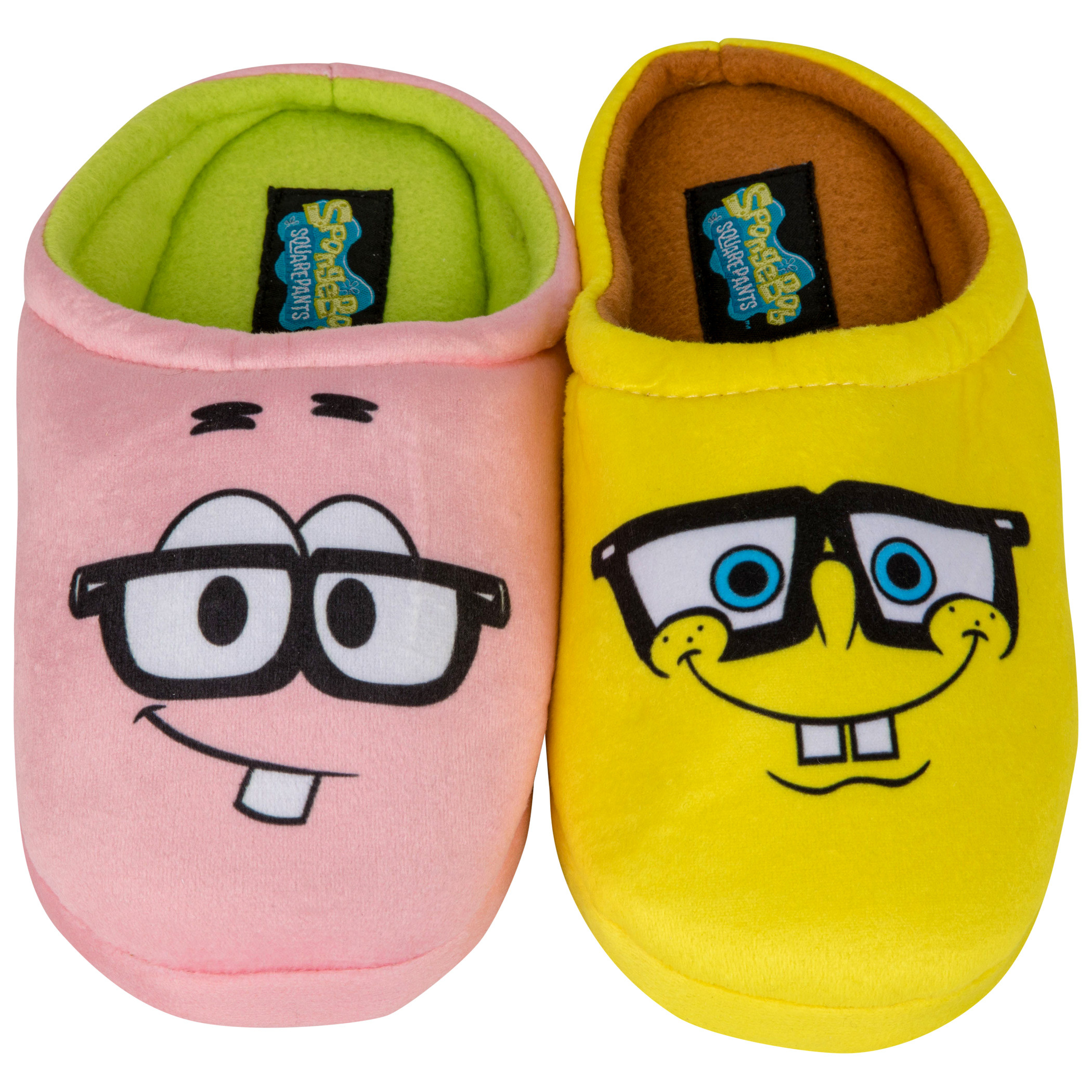 SpongeBob SquarePants™ SpongeBob & Patrick Plush Slipper - Multicolor