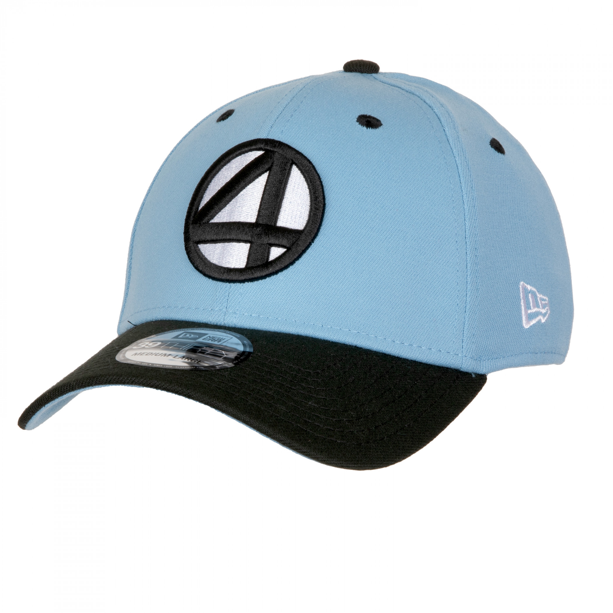 Fantastic Four Logo New Era 39Thirty Fitted Hat, Blue