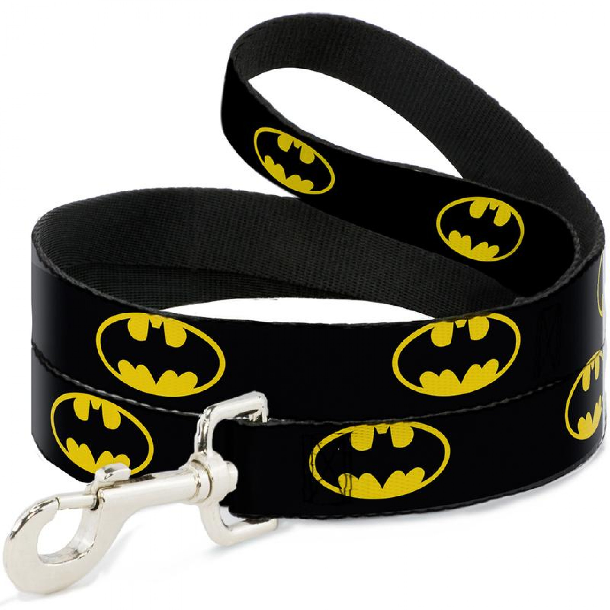 DC Comics Batman Brand Logo Dog Leash, Black