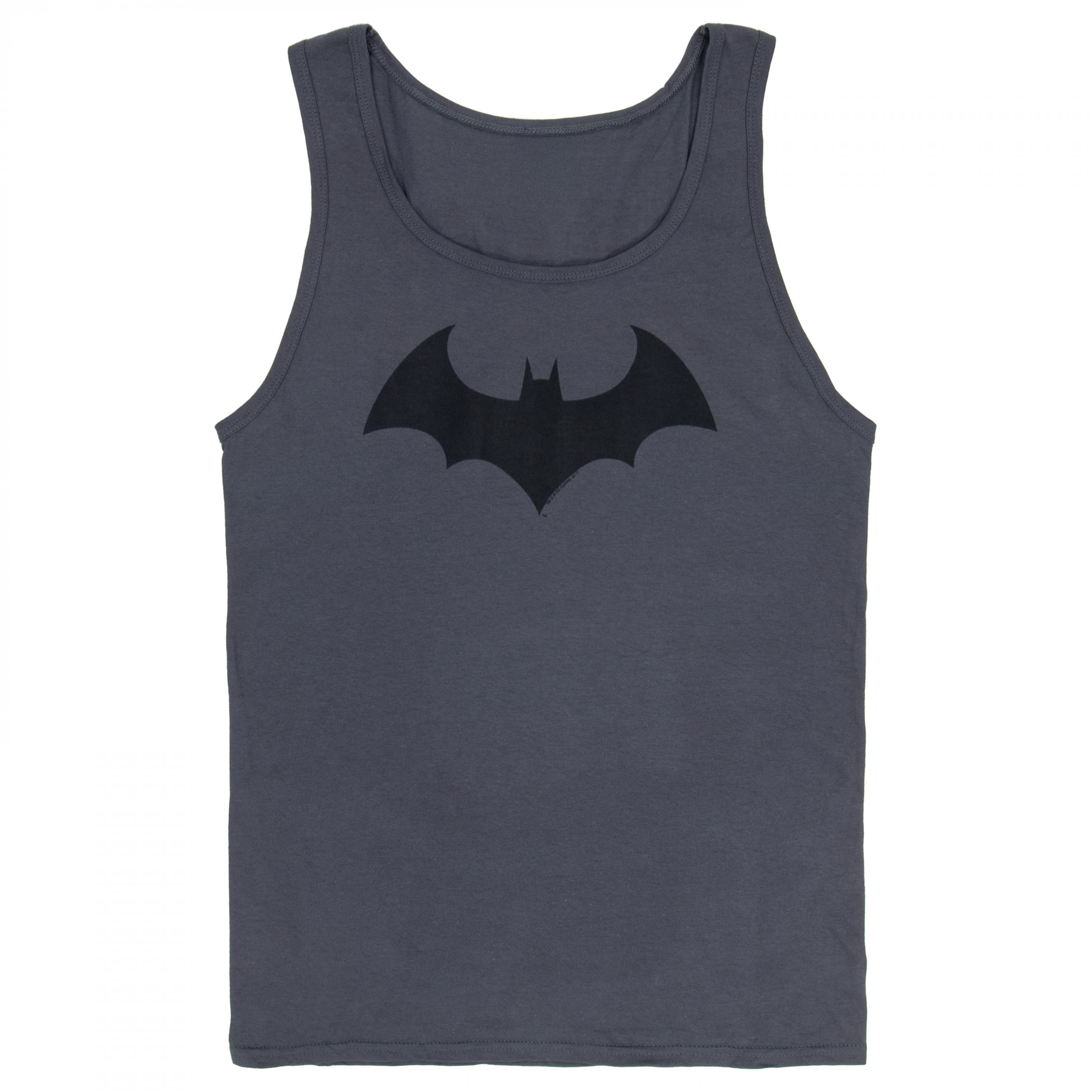 Batman Hush Symbol Men's Tank Top, Grey