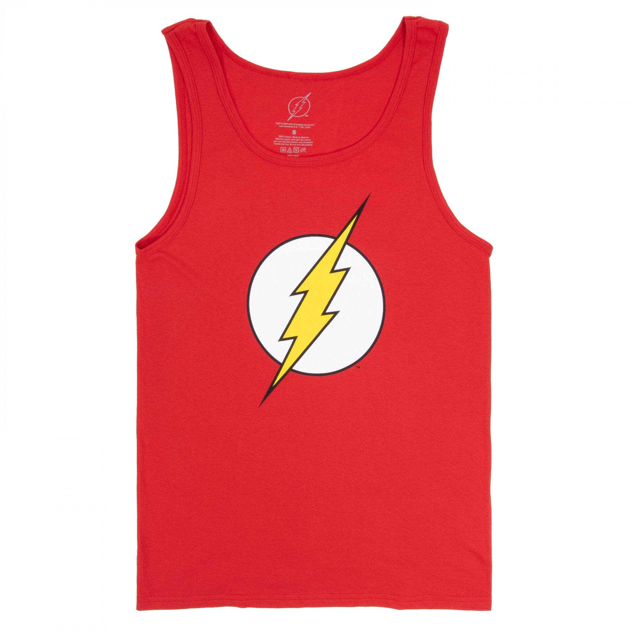 Flash Symbol Men's Tank Top, Red