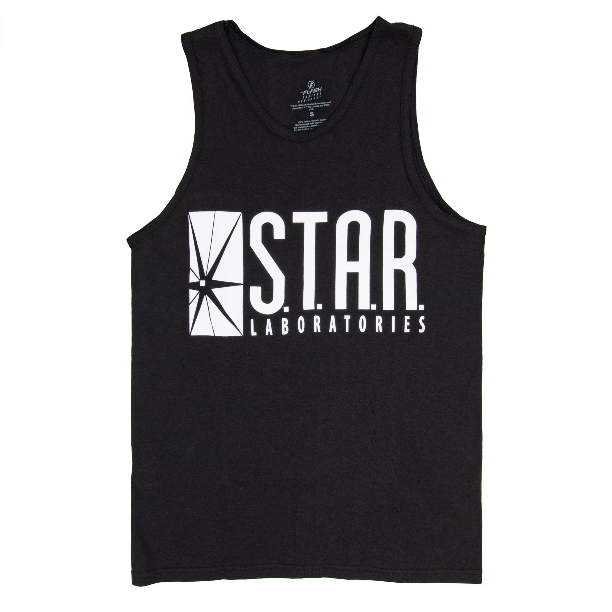 Flash Star Labs Black Tank Top, Black