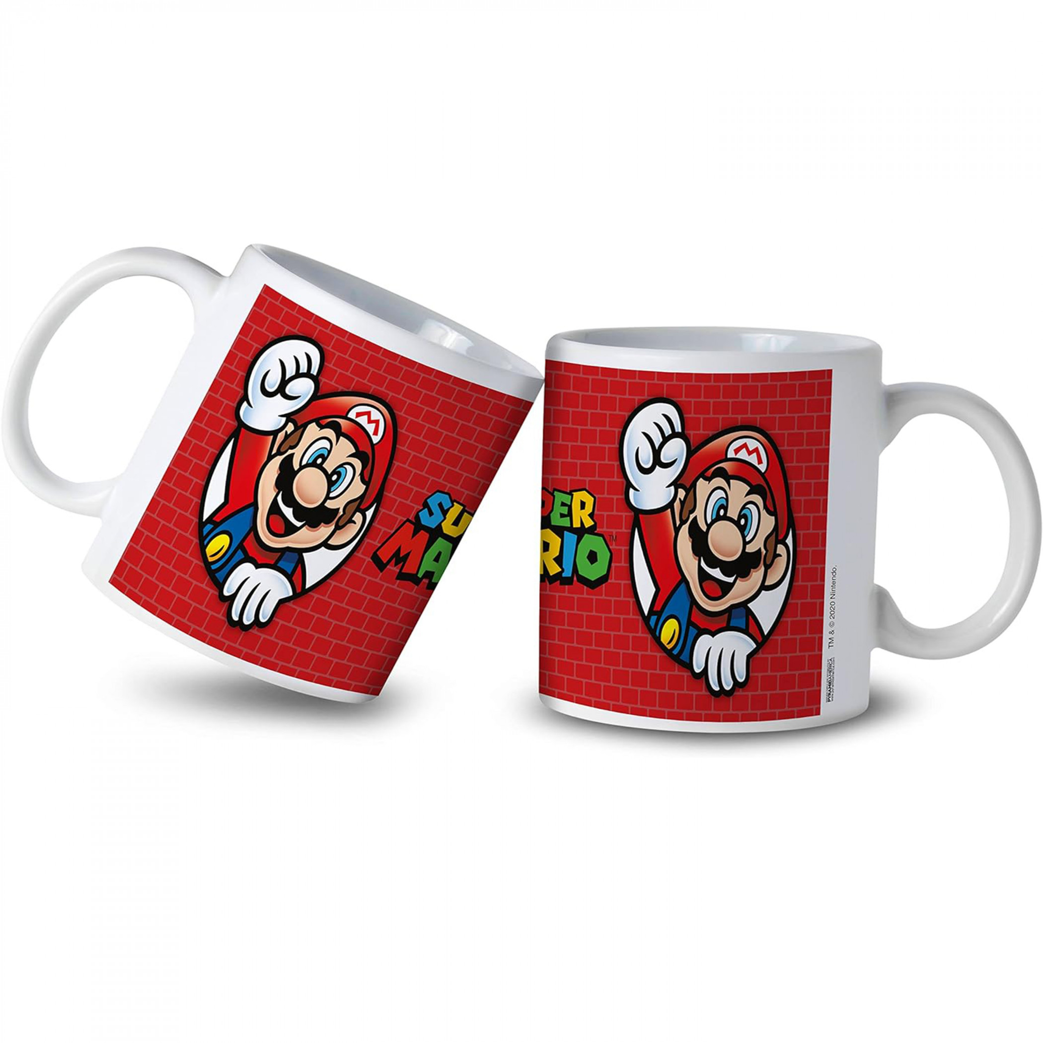 Super Mario Bros. Bricks 11 oz. Ceramic Mug, Red