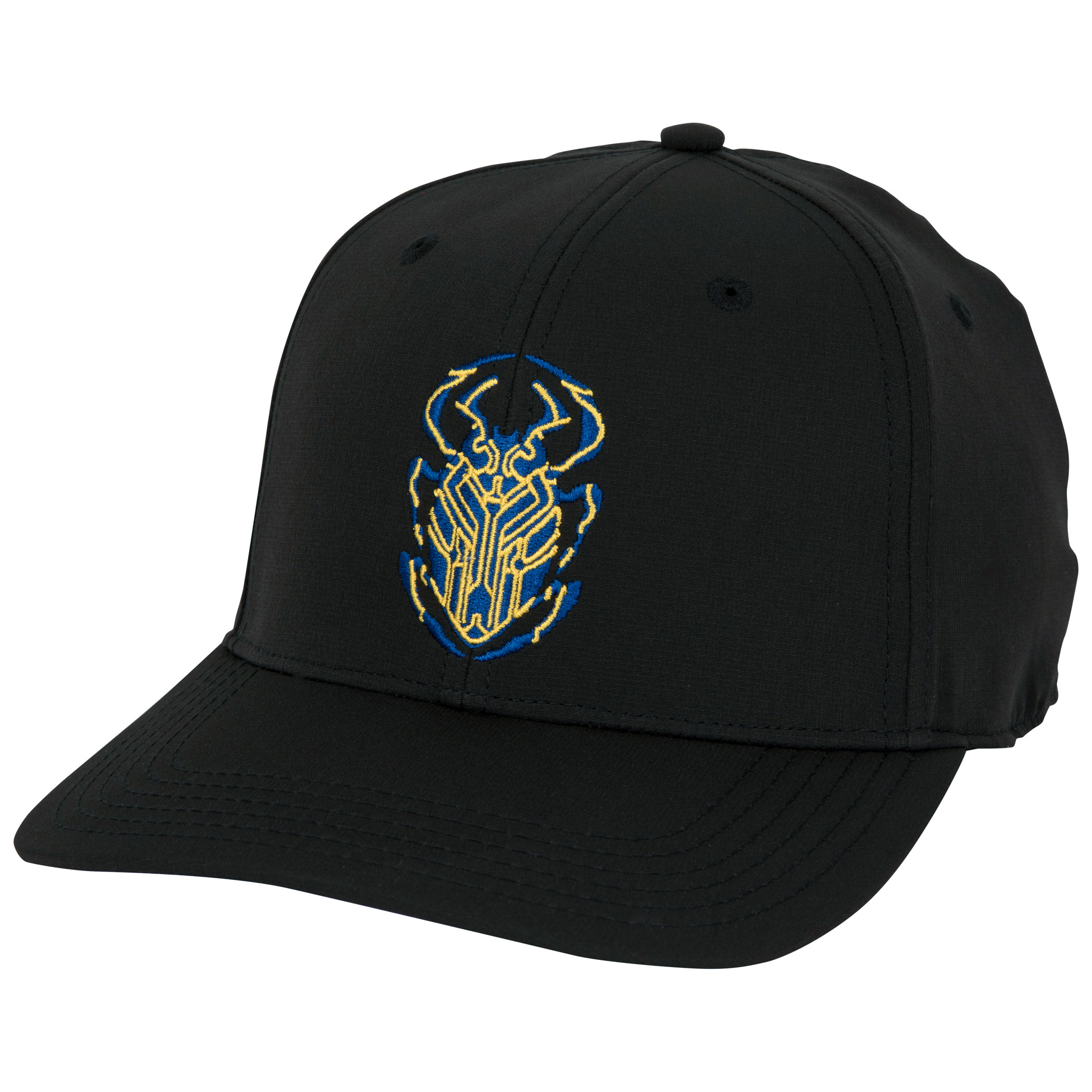 Blue Beetle Logo Elite Flex Pre-Curved Snapback Hat, Multi-Color